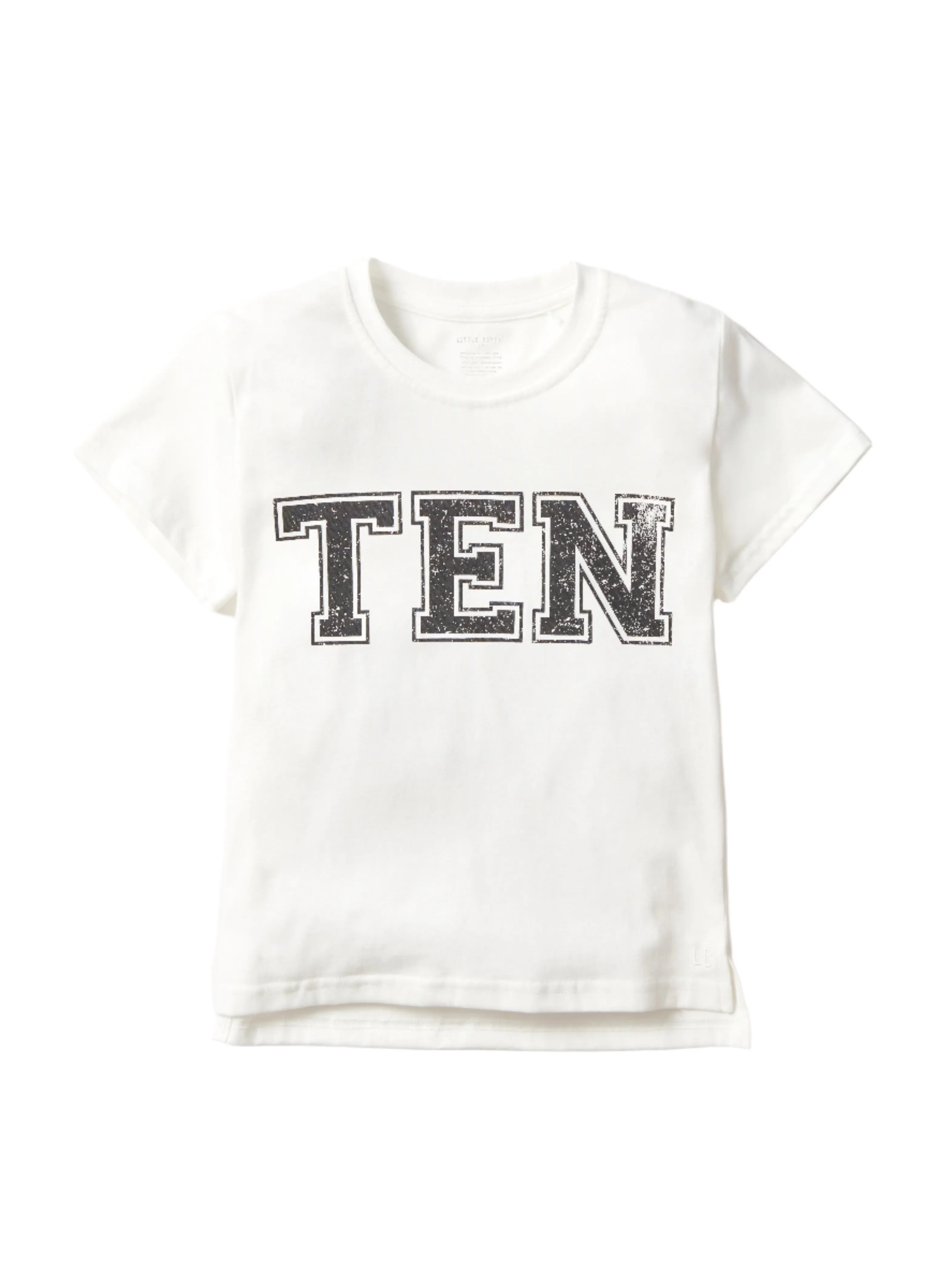 10th B-Day Elevated Tee - White,Kids