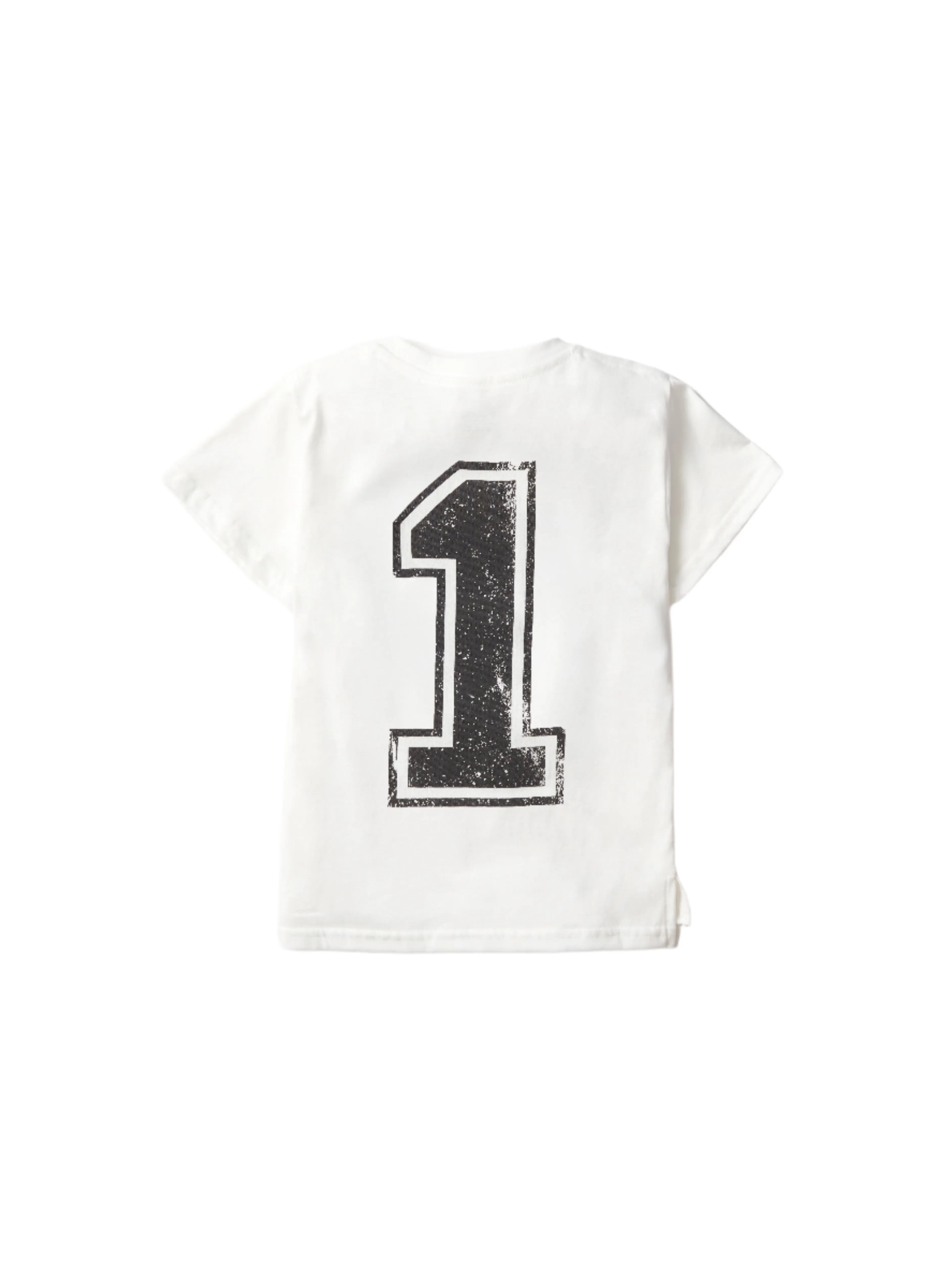 1st B-Day Elevated Tee - White,Kids