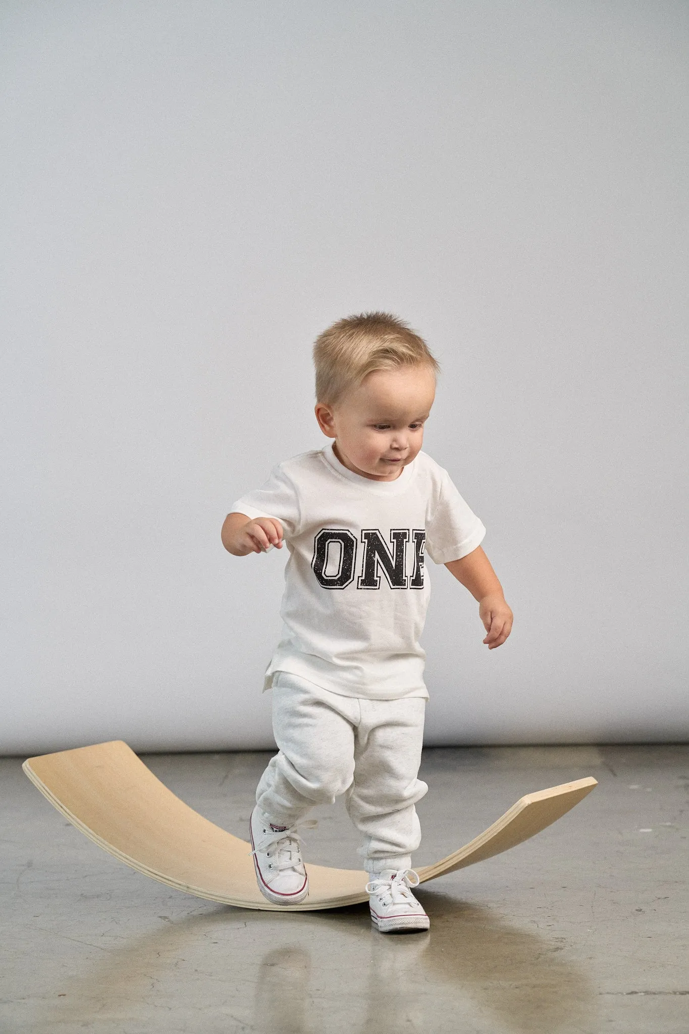 1st B-Day Elevated Tee - White,Kids