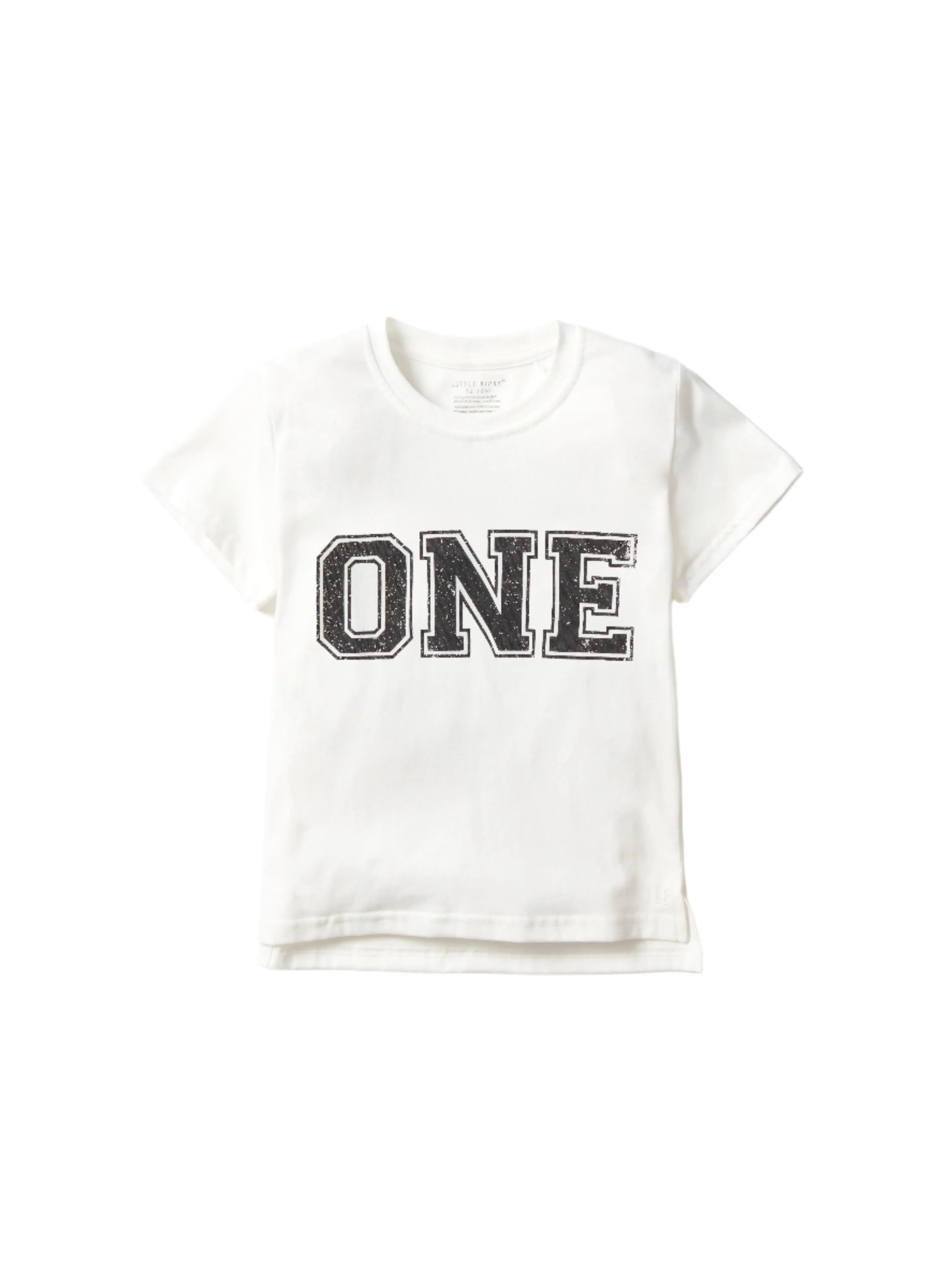 1st B-Day Elevated Tee - White,Kids