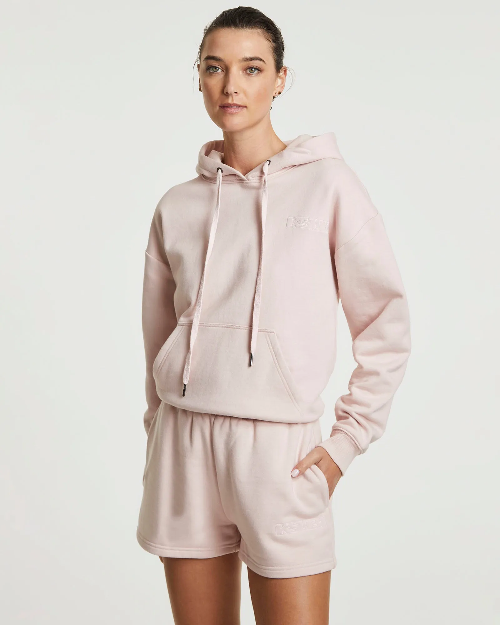 3 X 4 TRAK SHORT DUSTY PINK,Sweatpants