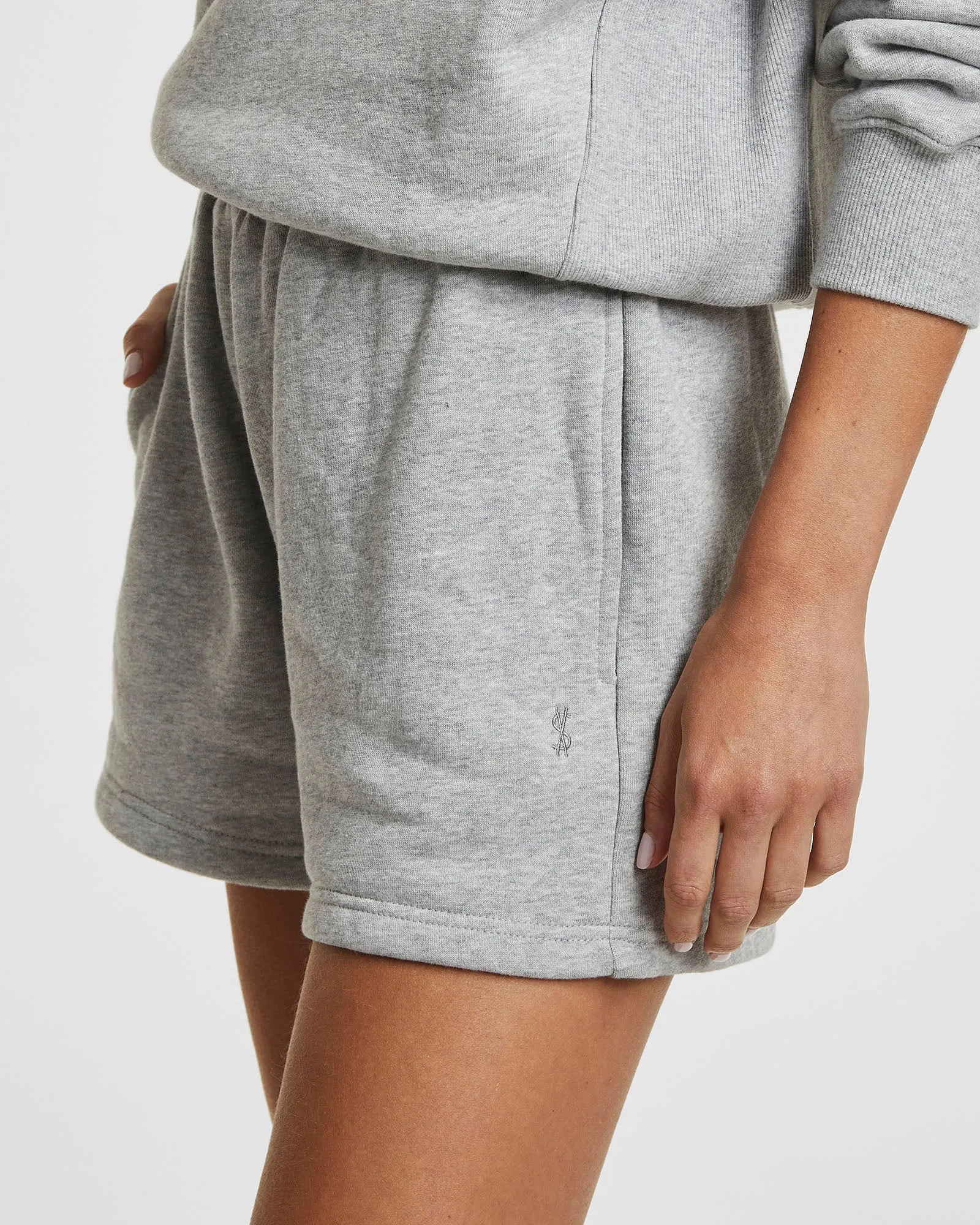 3 X 4 TRAK SHORT GREY MARL,Sweatpants