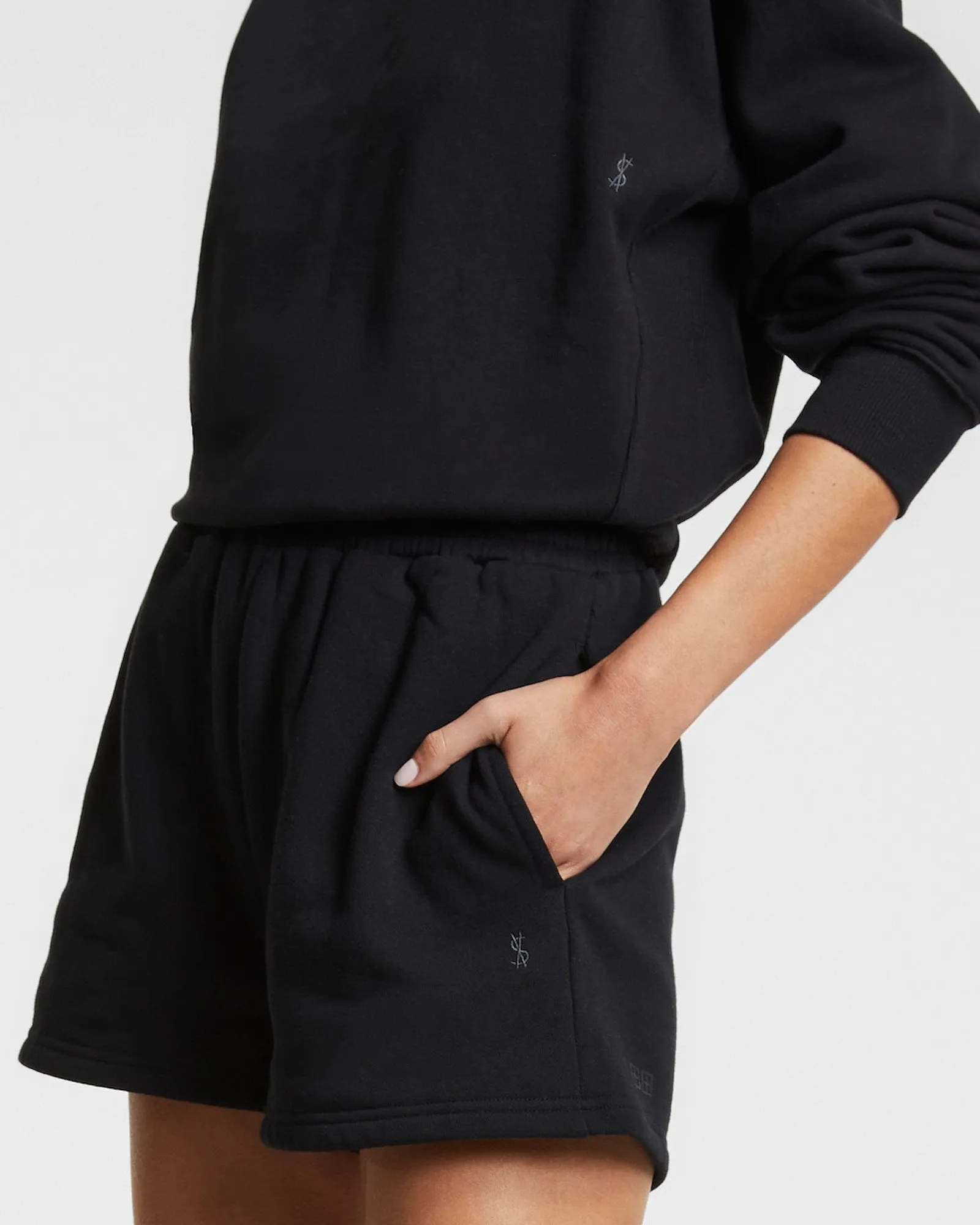 3 X 4 TRAK SHORT JET BLACK,Sweatpants