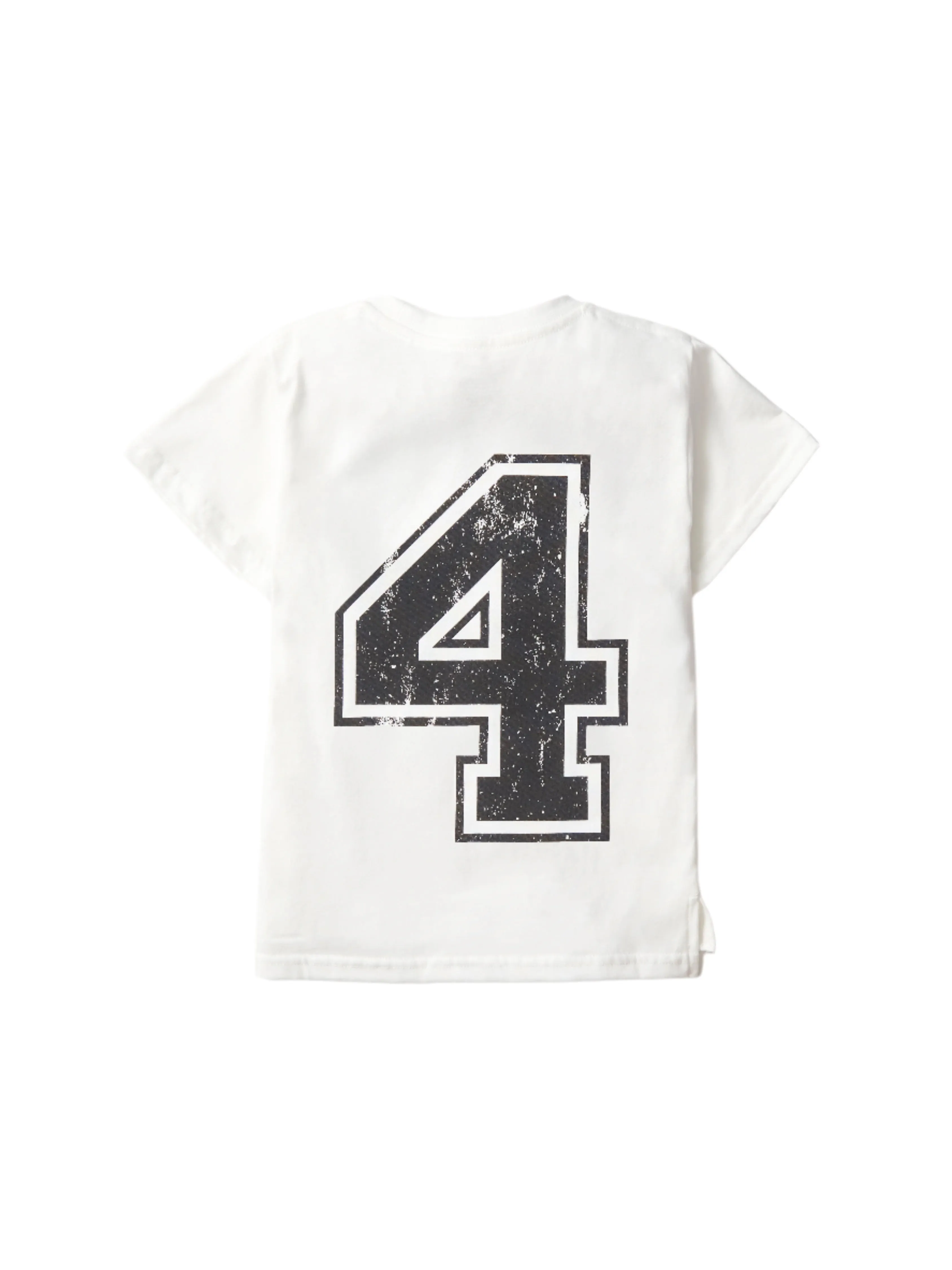 4th B-Day Elevated Tee - White,Kids