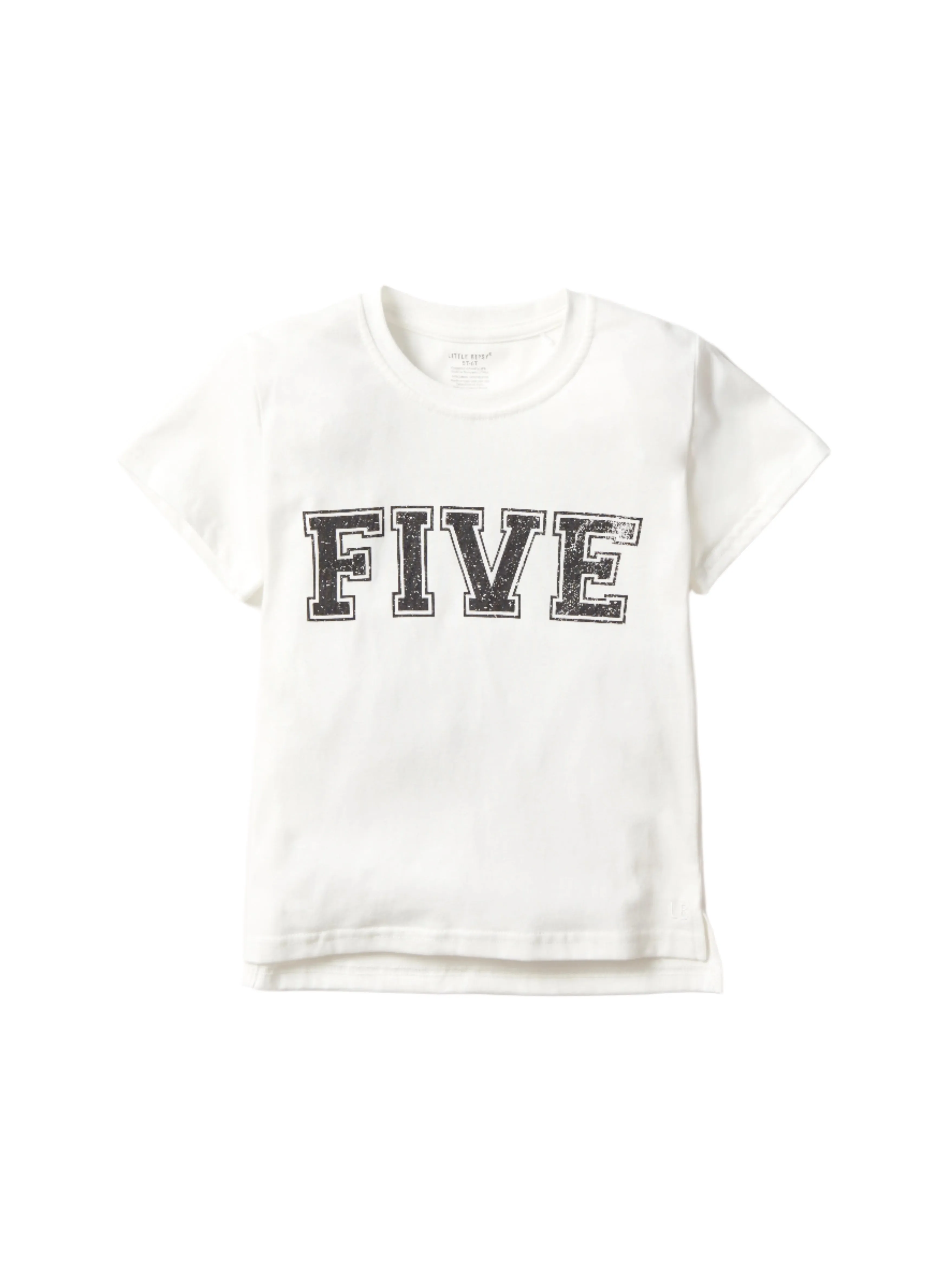 5th B-Day Elevated Tee - White,Kids