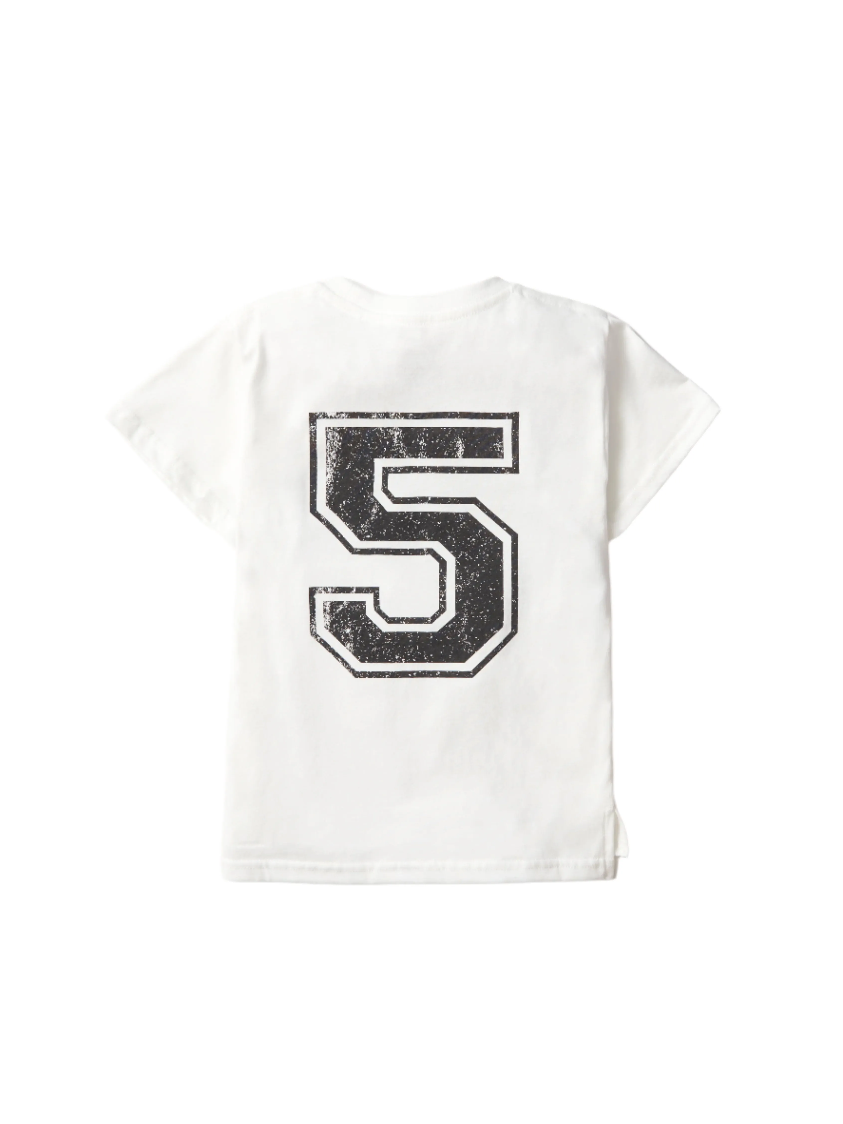 5th B-Day Elevated Tee - White,Kids