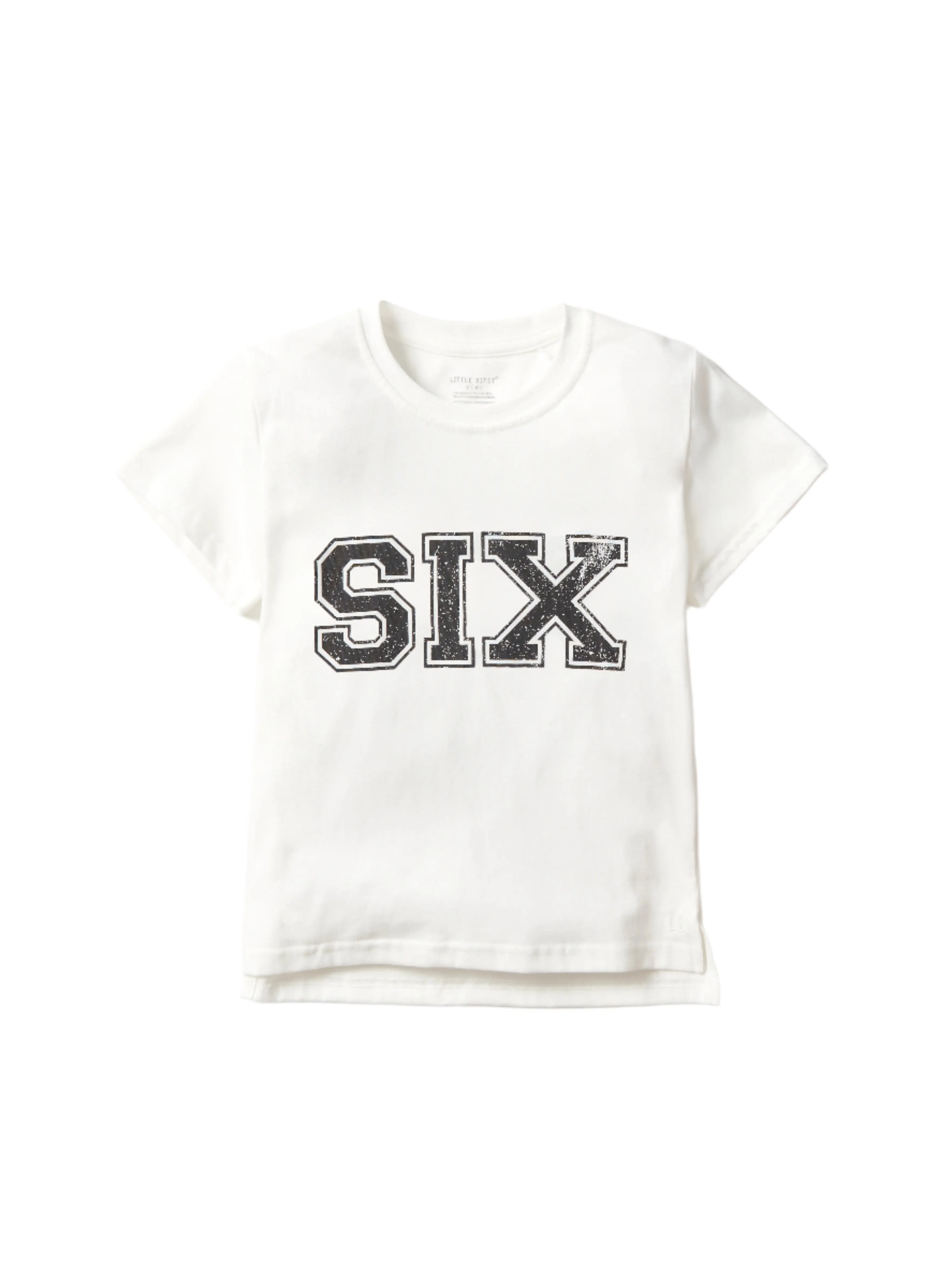 6th B-Day Elevated Tee - White,Kids