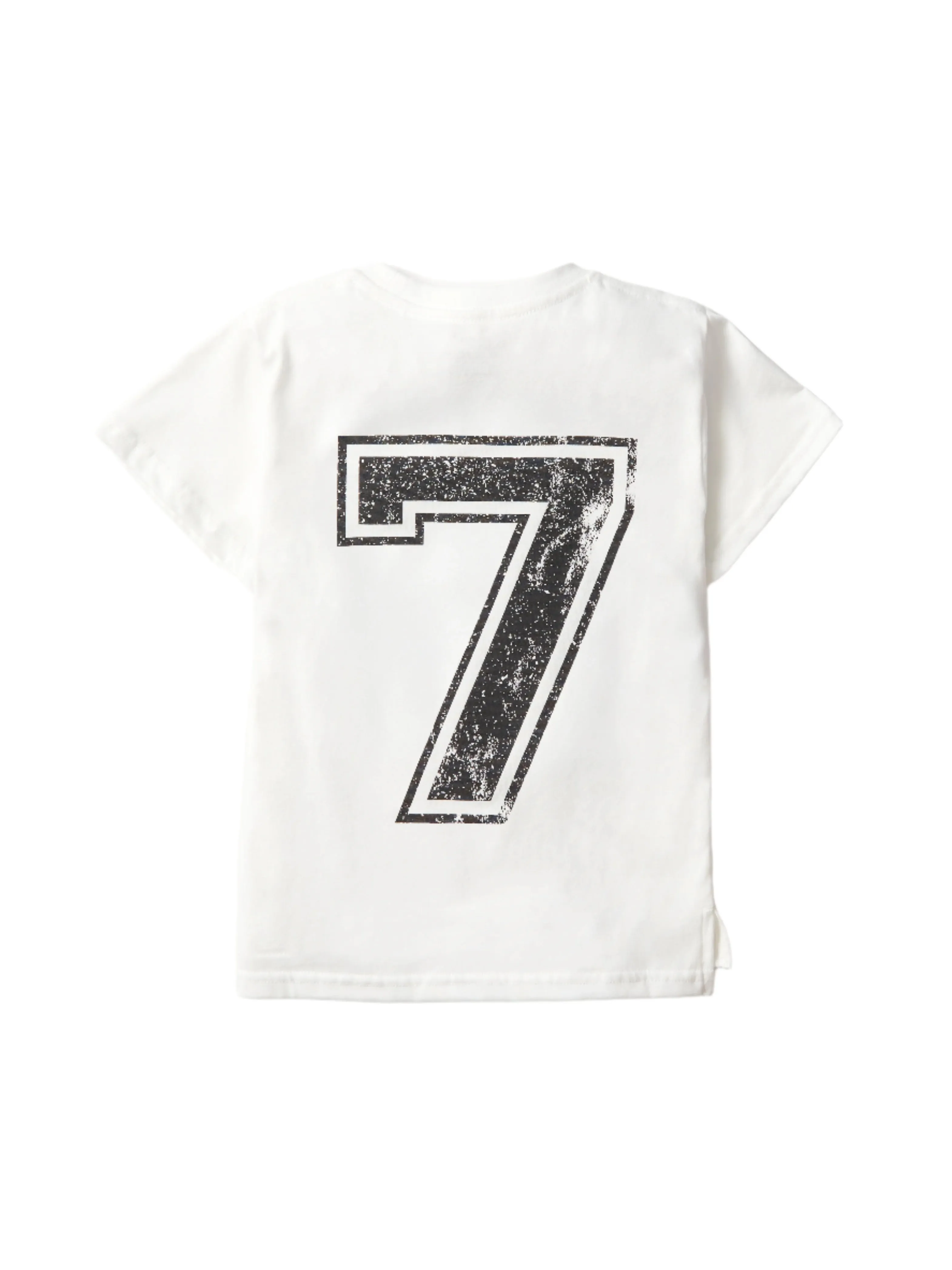 7th B-Day Elevated Tee - White,Kids