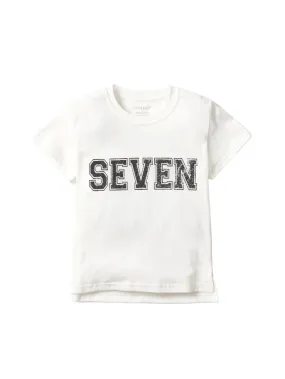 7th B-Day Elevated Tee - White,Kids