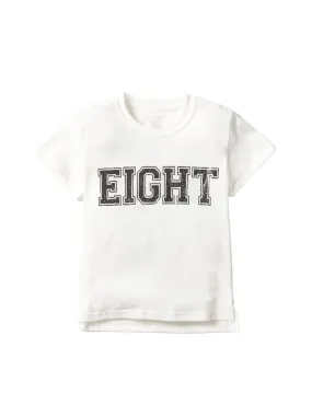 8th B-Day Elevated Tee - White,Kids