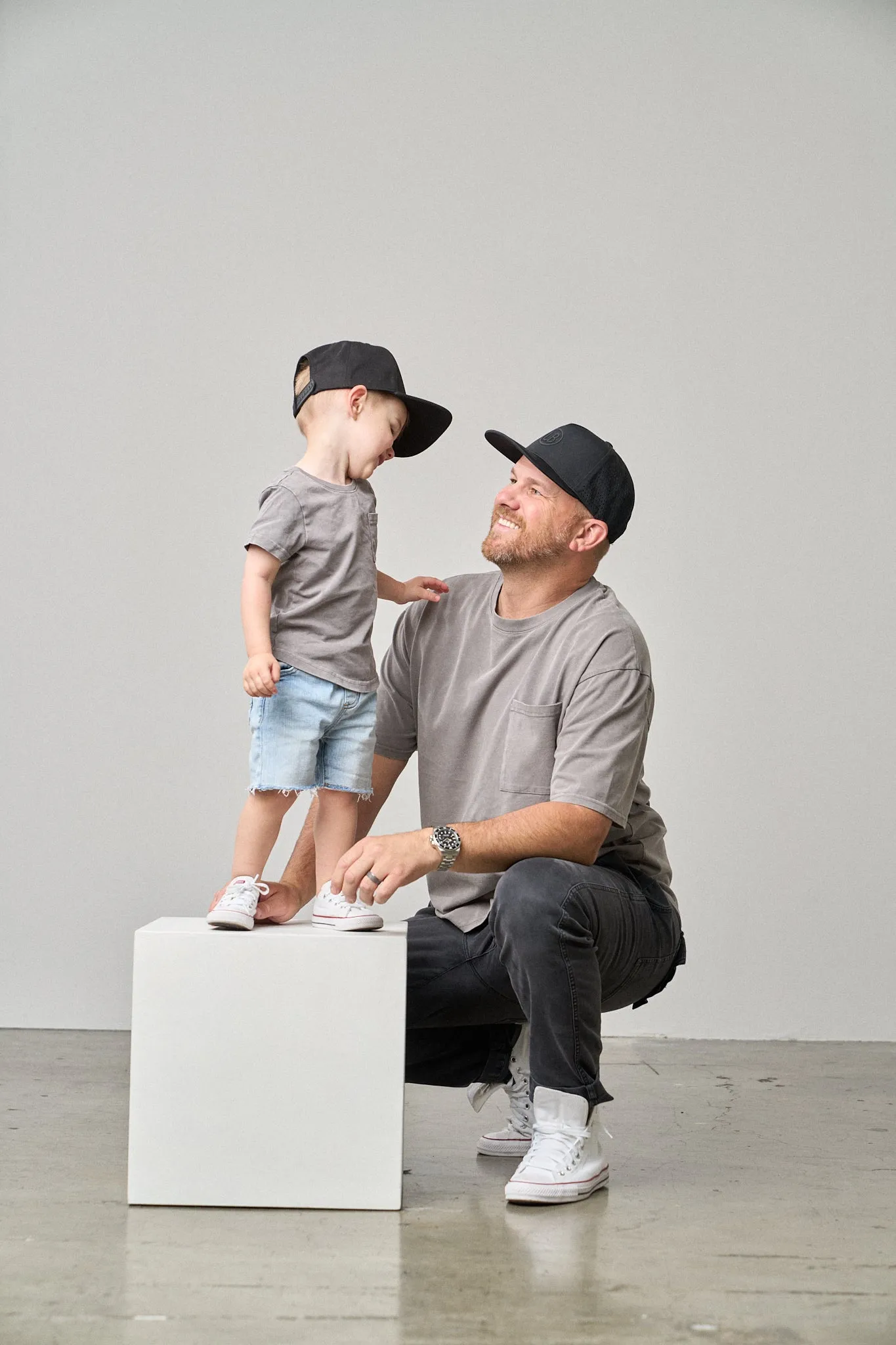 Acid Wash Pocket Tee - Grey,Kids