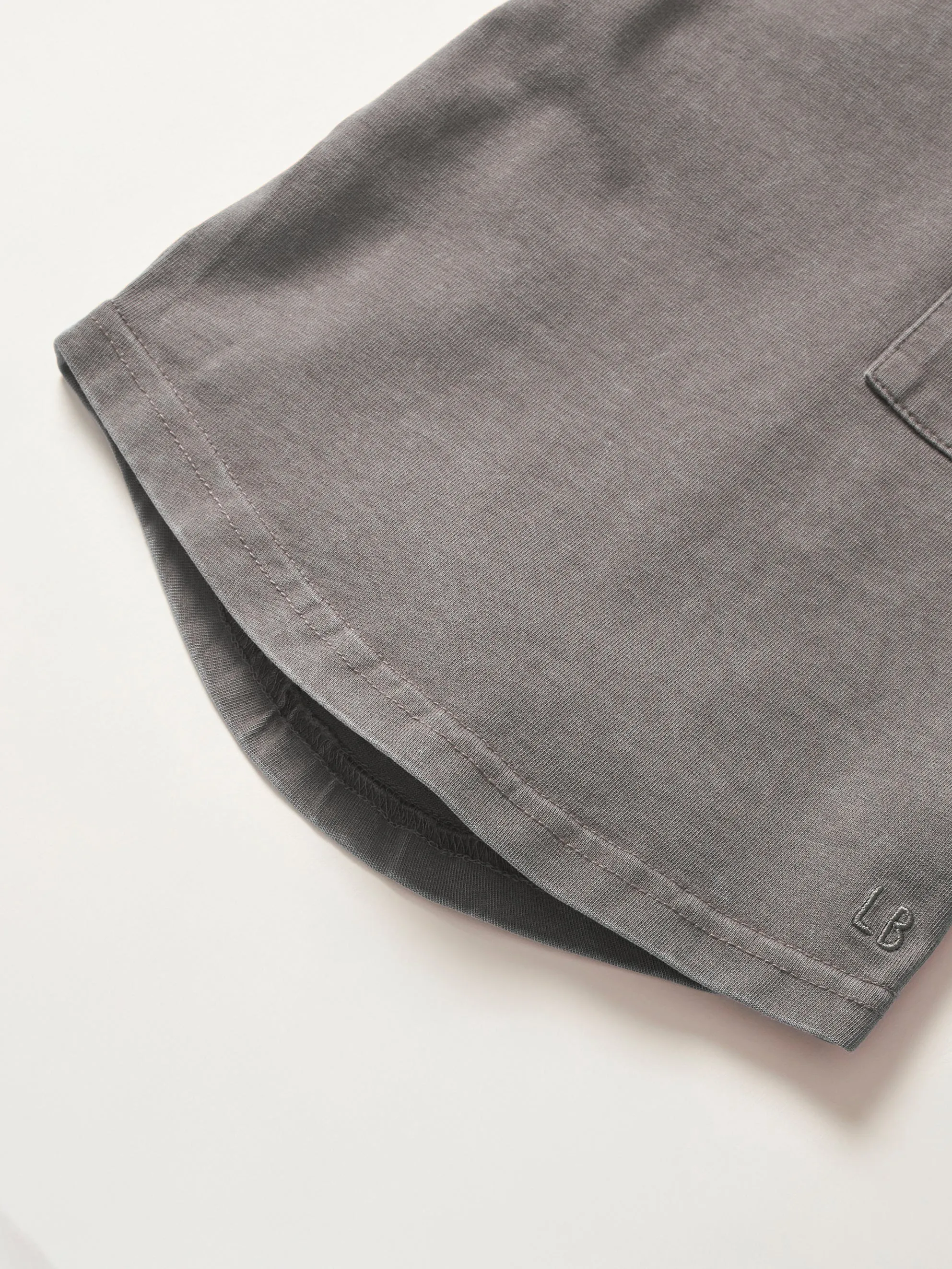 Acid Wash Pocket Tee - Grey,Kids