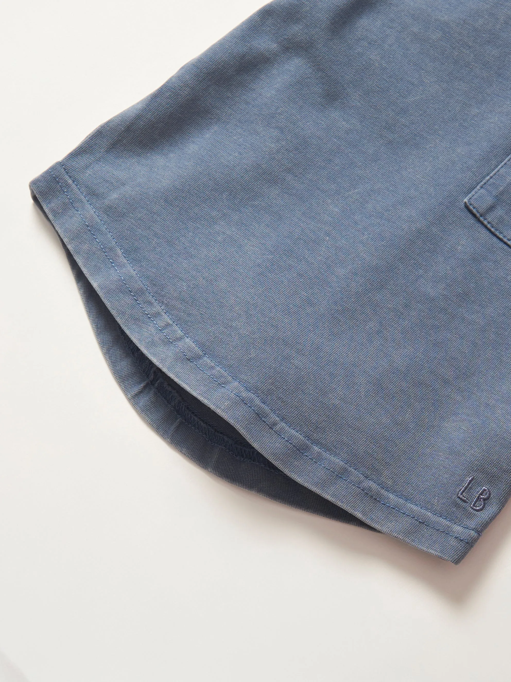 Acid Wash Pocket Tee - Navy,Kids
