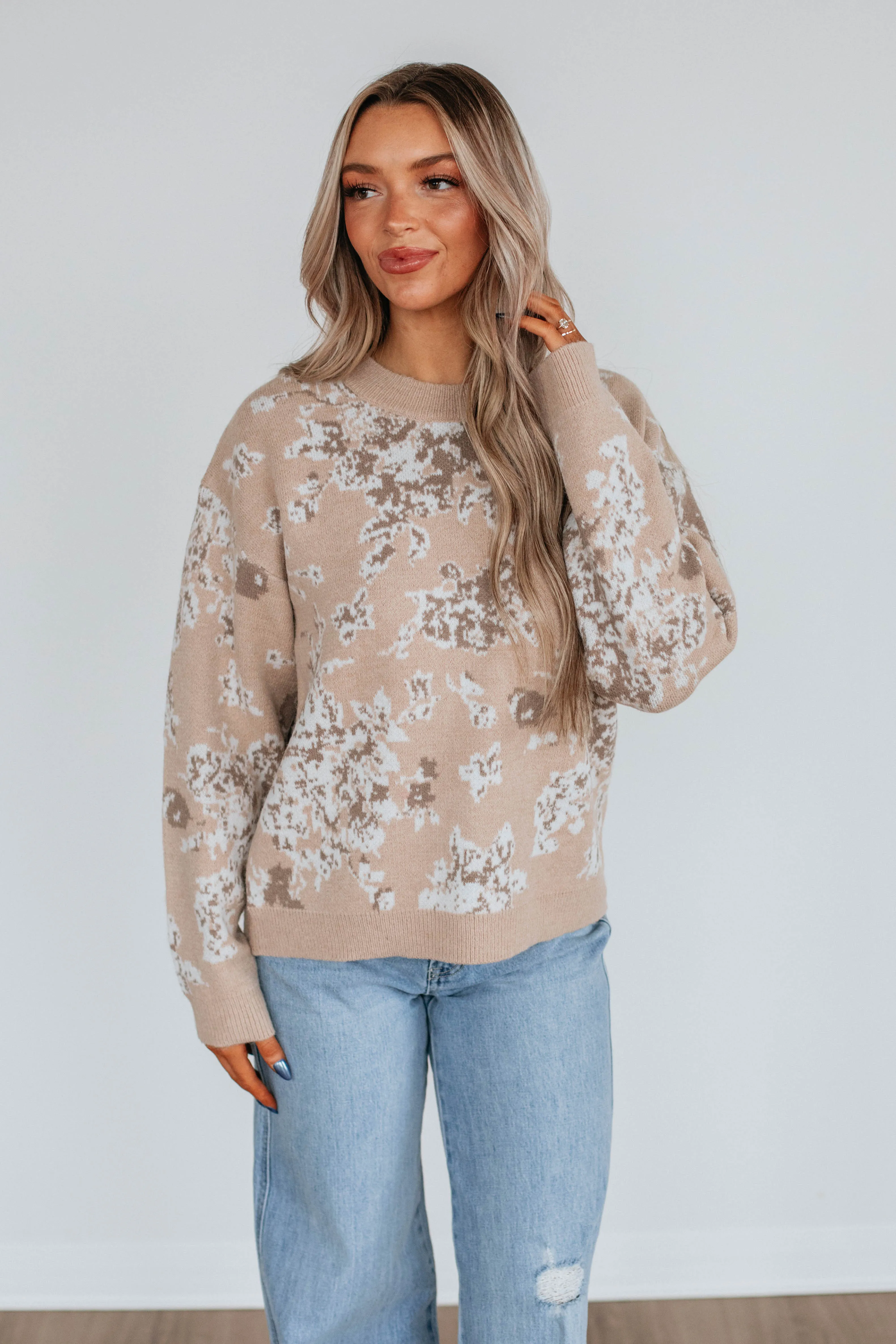 Adele Floral Sweater,Women Sweater