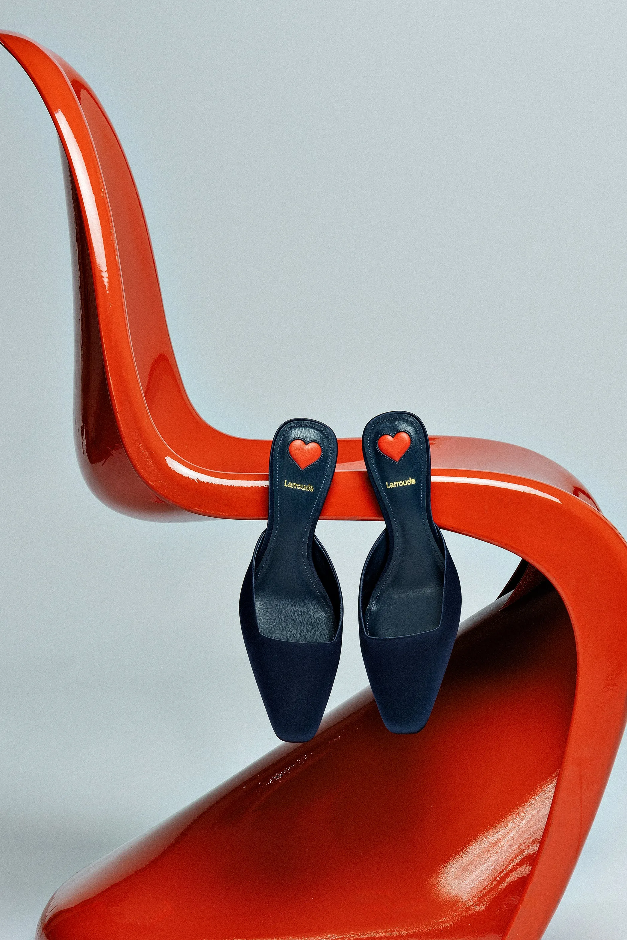 Amal Mule In Ocean Satin,Women Heel
