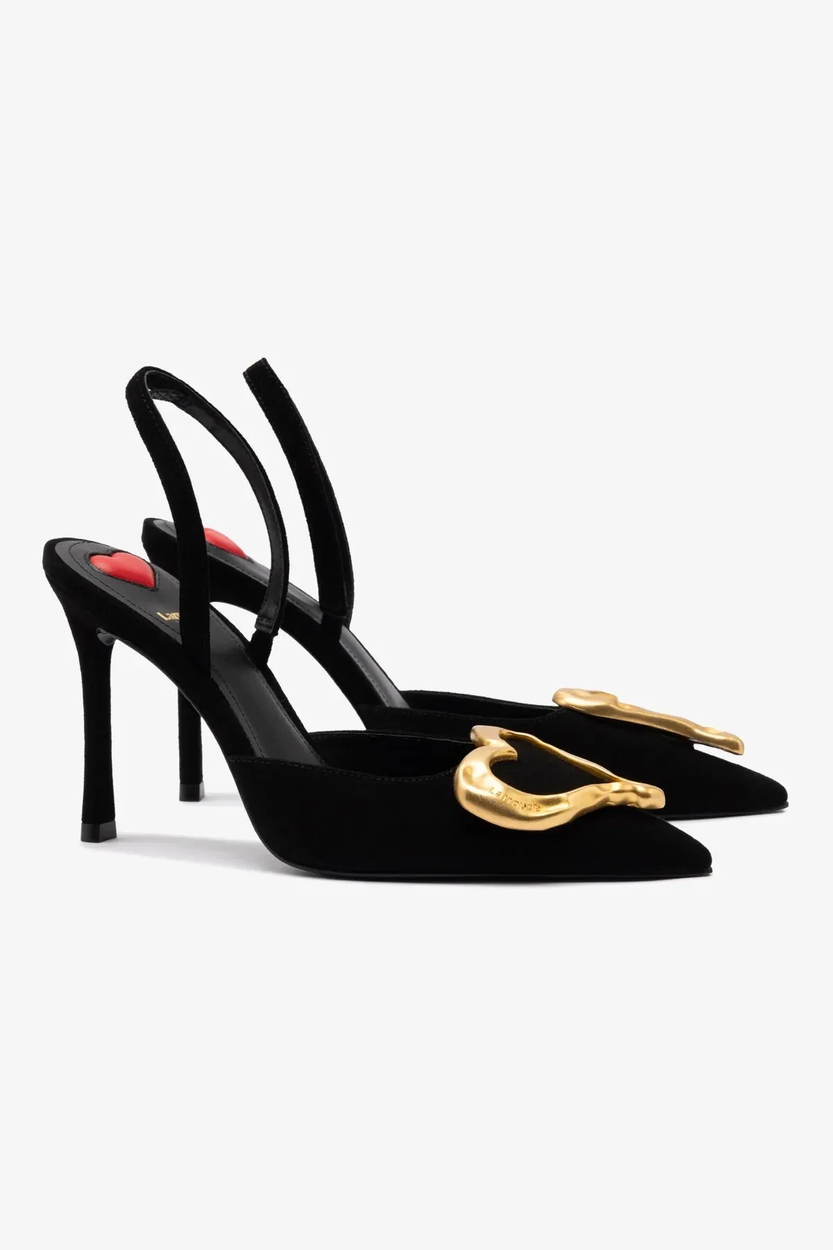 Amore Pump In Black Leather,Women Heel