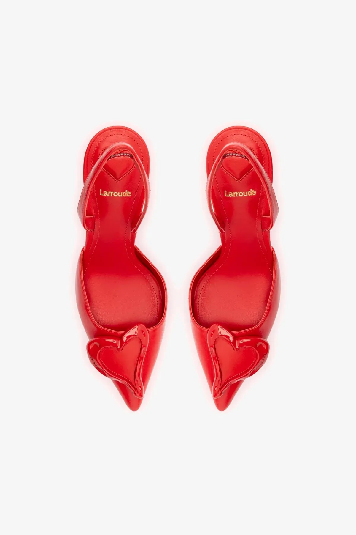 Amore Pump In Scarlet Leather,Women Heel