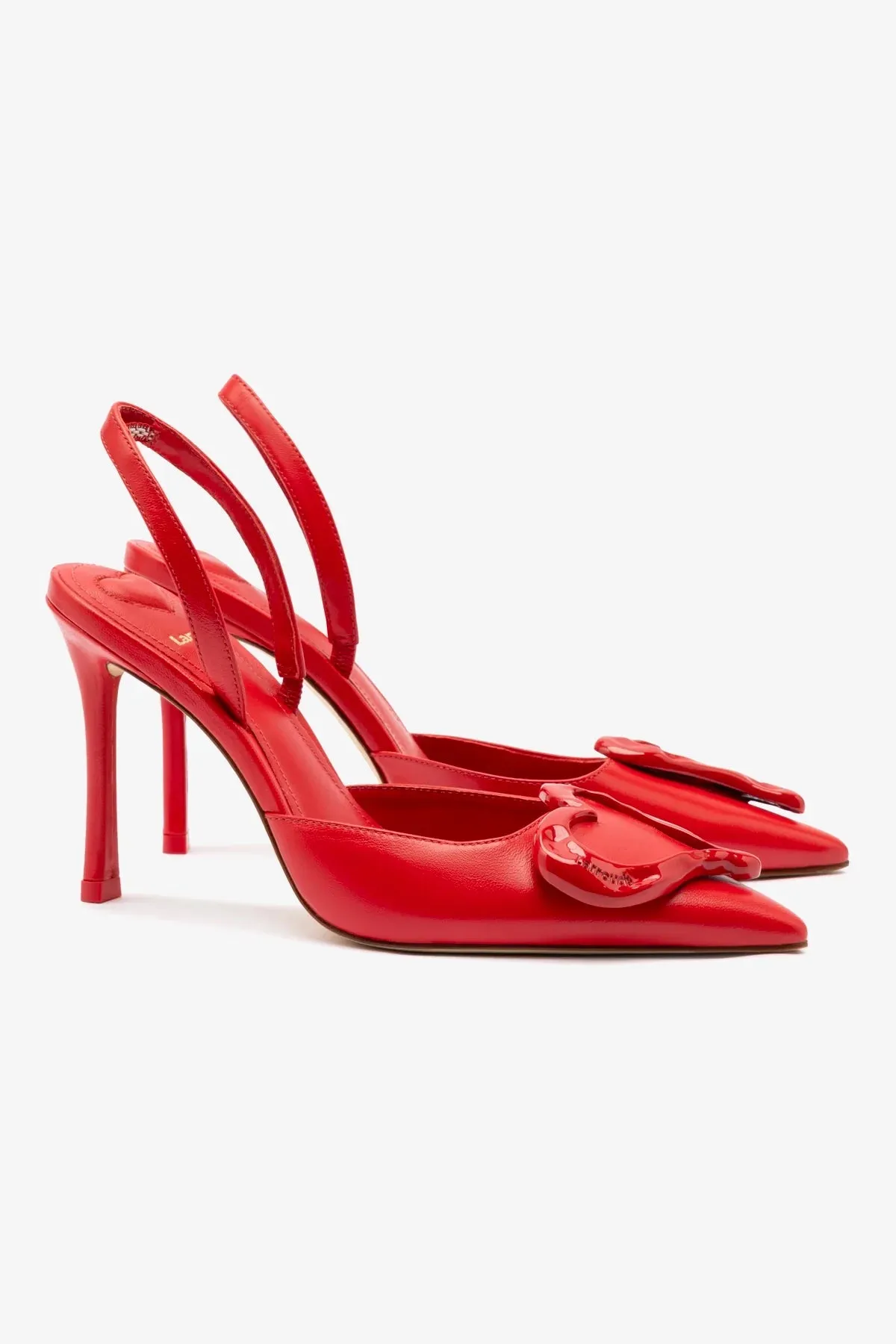 Amore Pump In Scarlet Leather,Women Heel
