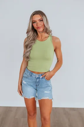 Angelina Basic Tank - Avocado,Women Tank