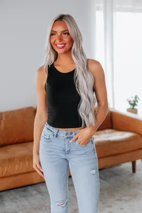 Angelina Basic Tank - Black,Women Tank