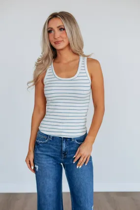 Ansley Striped Tank - Cloud Mix,Women Tank
