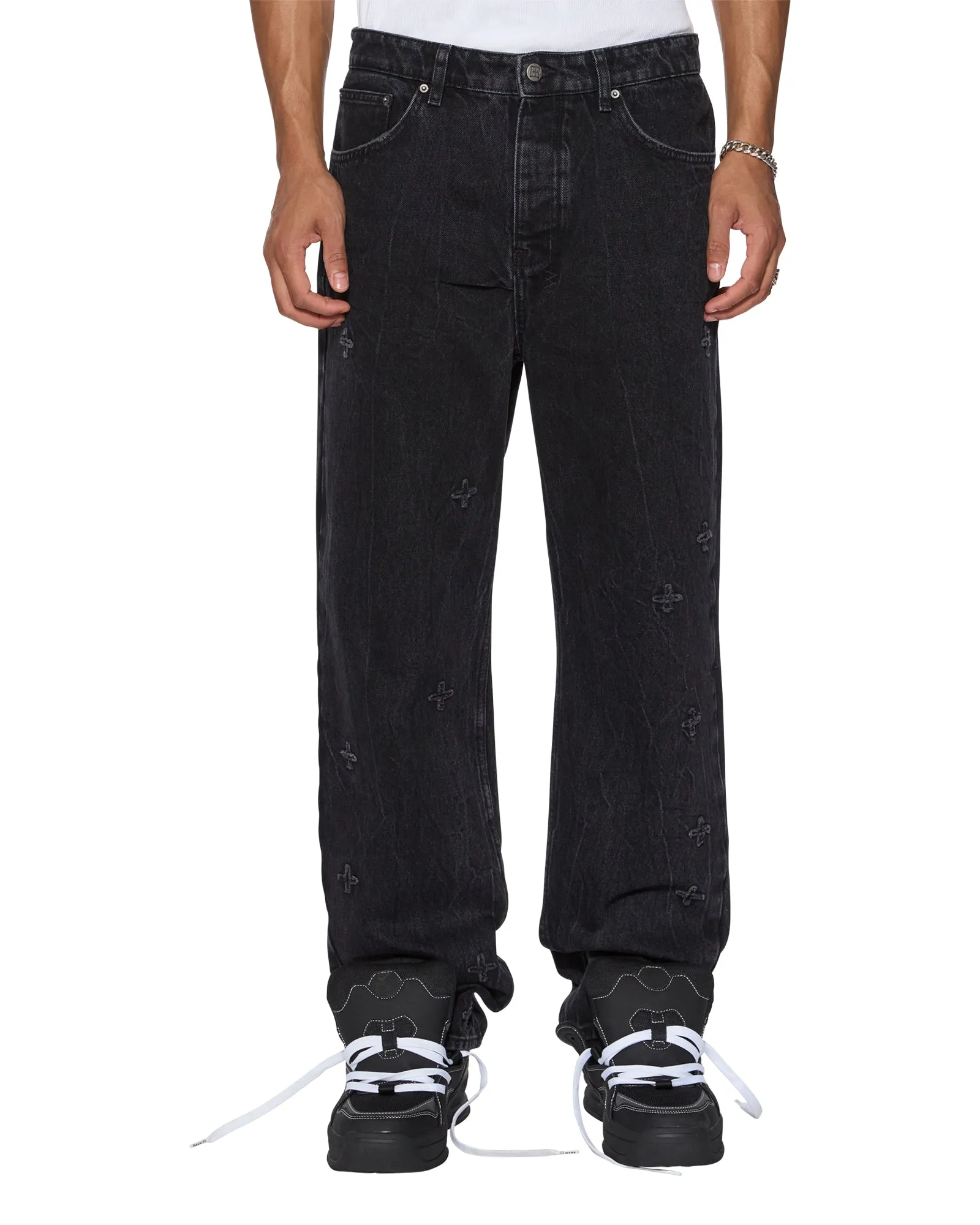 ANTI K BLACK MARBLE KPLUS,Jeans