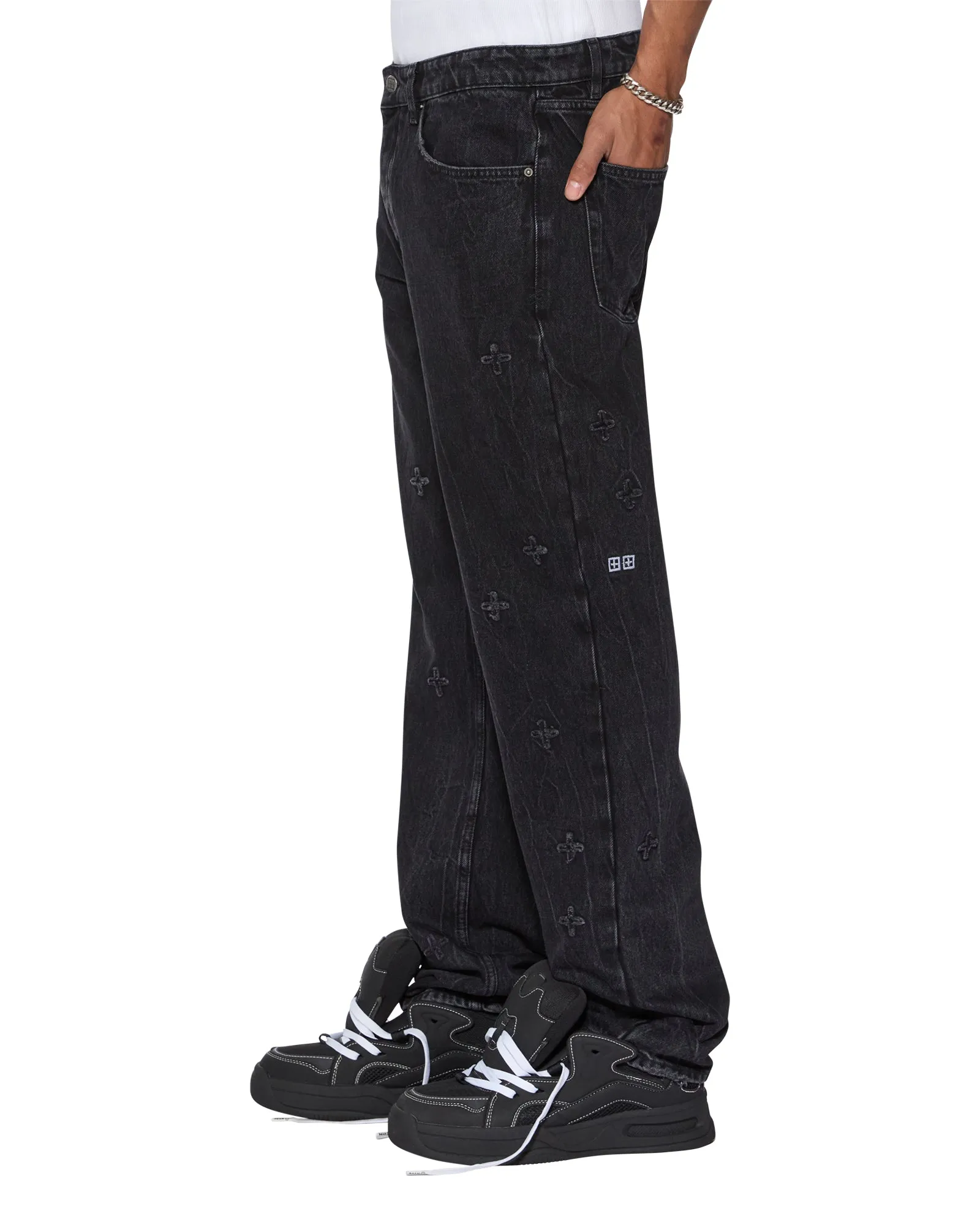 ANTI K BLACK MARBLE KPLUS,Jeans