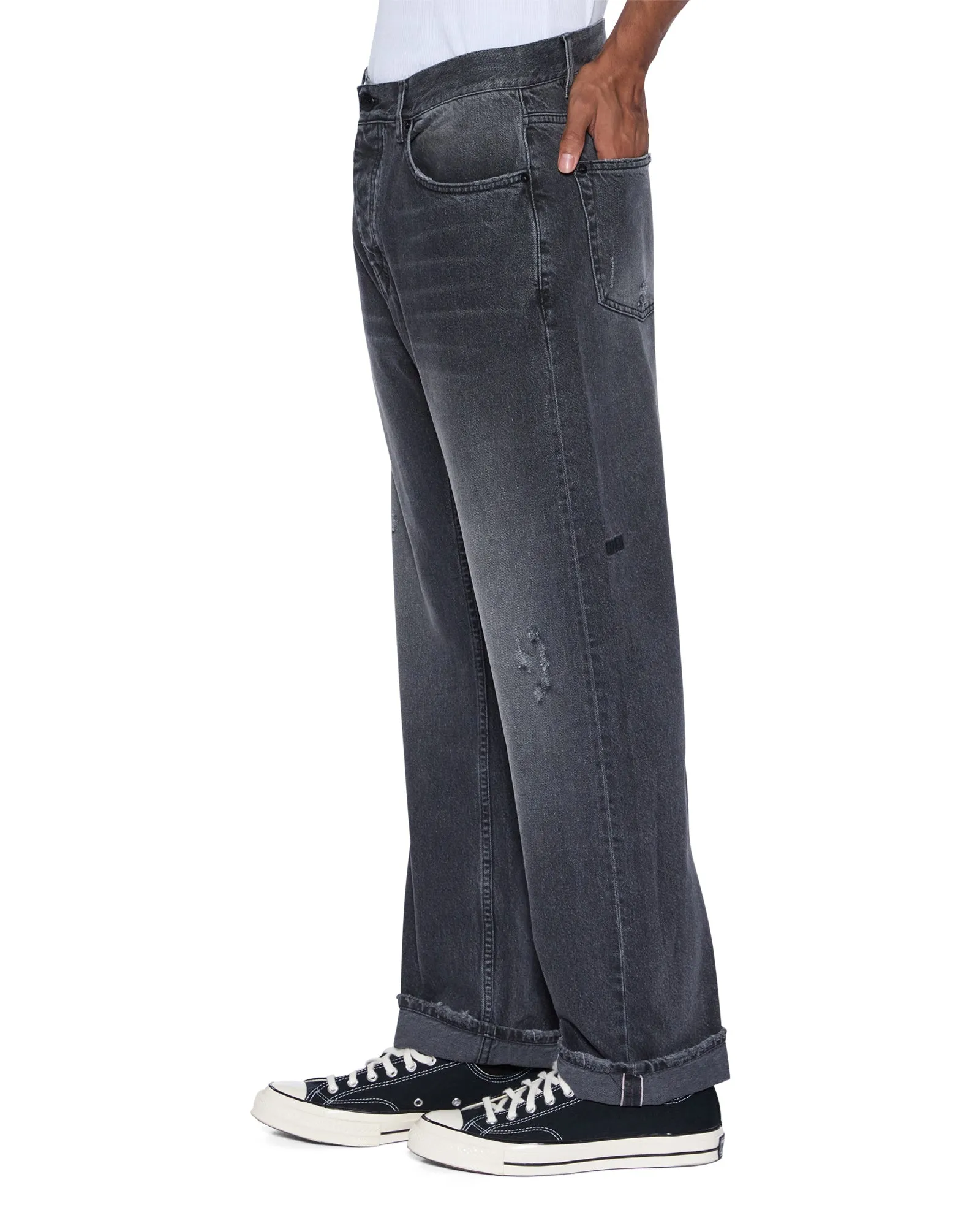 ANTI K SELVEDGE CHICAGO BLACK,Jeans