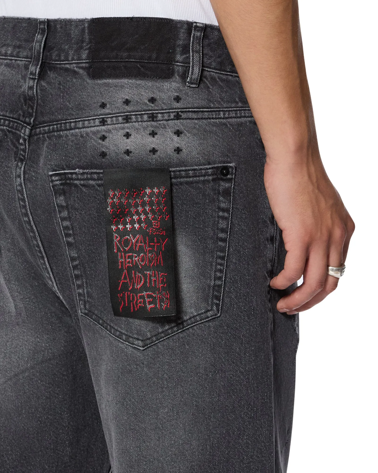 ANTI K SELVEDGE CHICAGO BLACK,Jeans