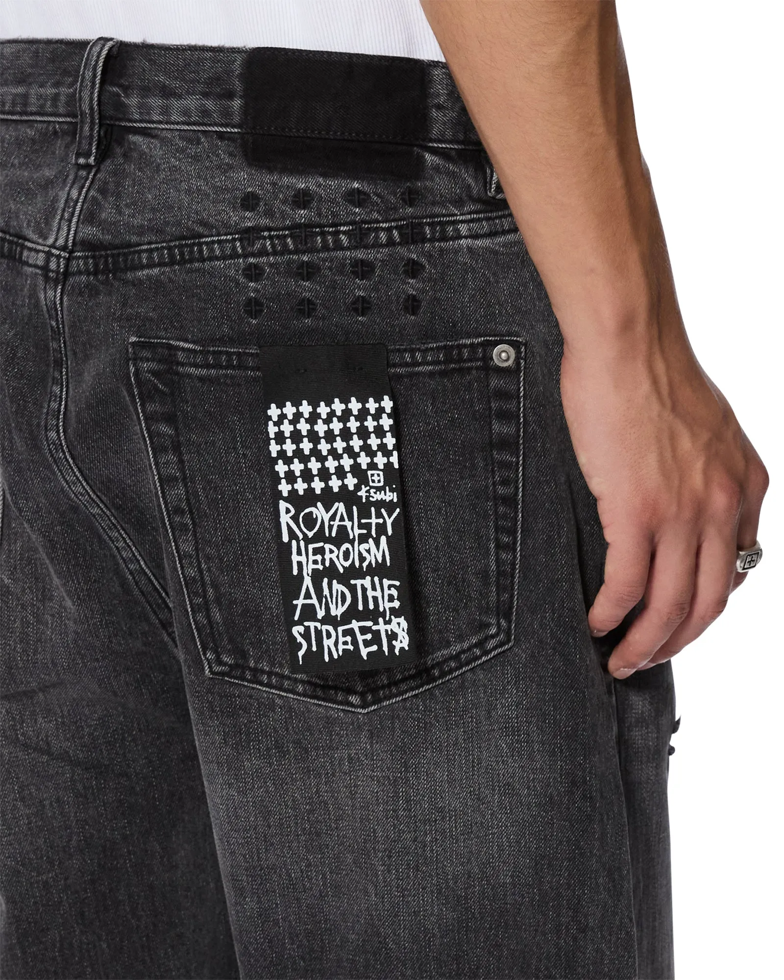 ANTI K SELVEDGE REPLIKA BLACK,Jeans