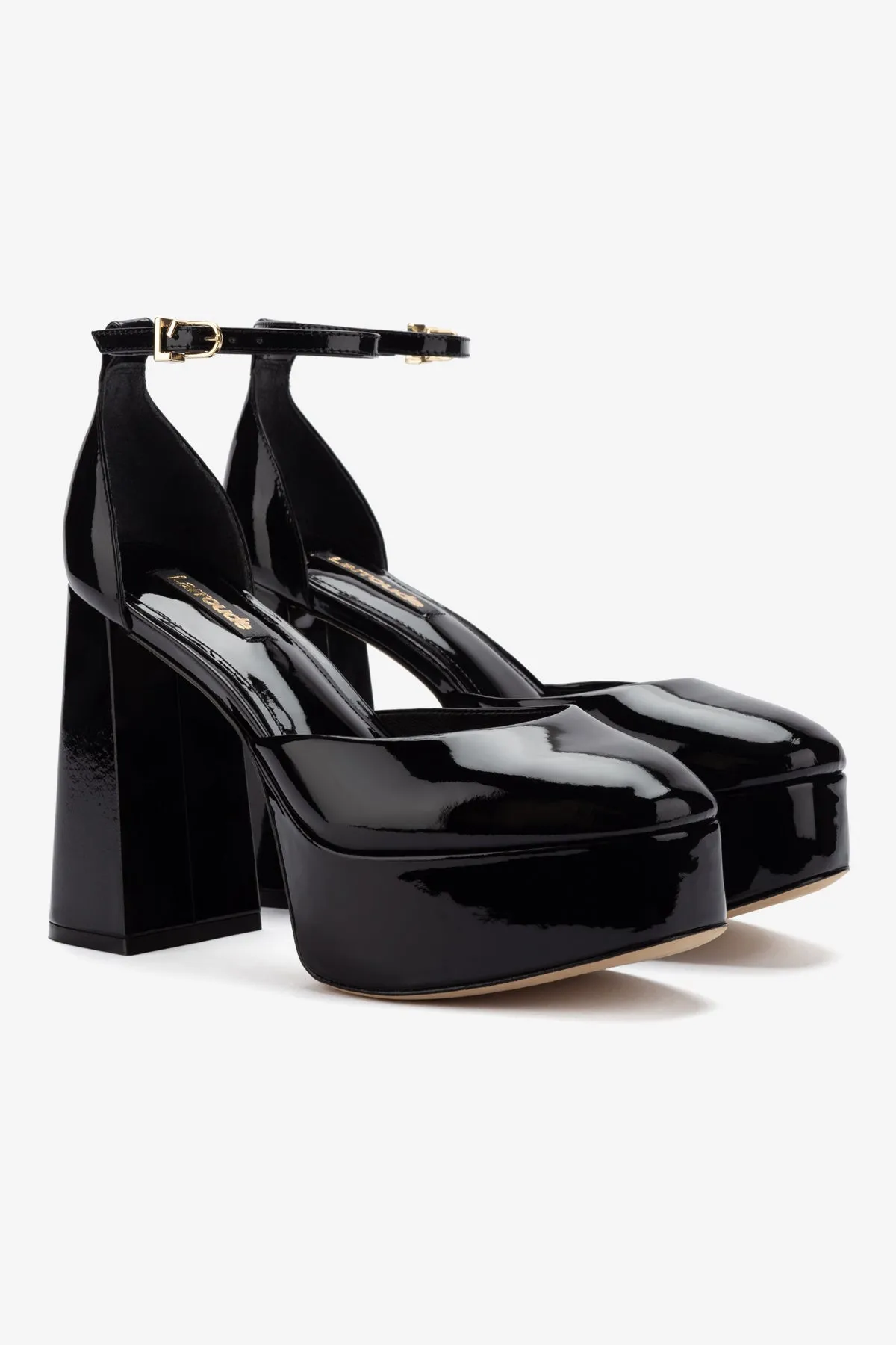 Ari Pump In Black Patent Leather,Women Heel