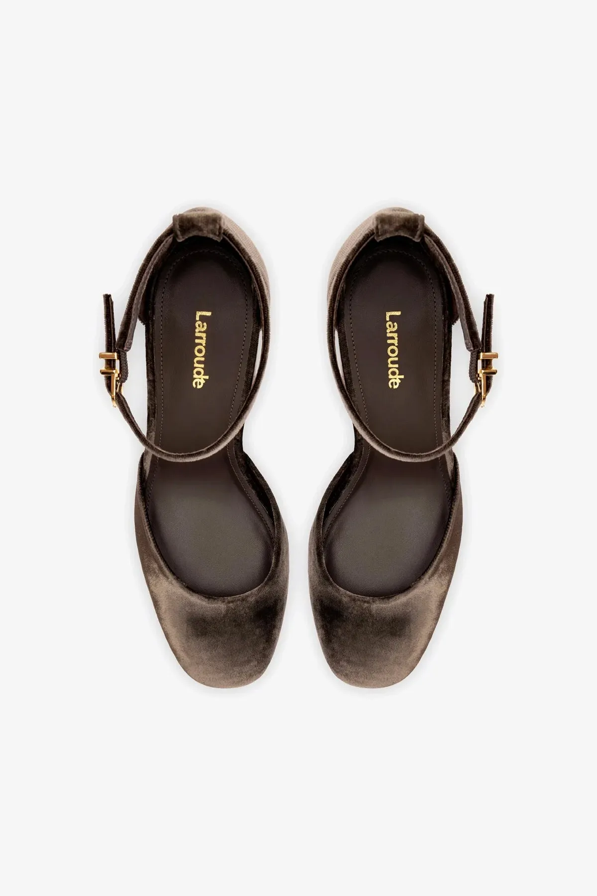 Ari Pump In Expresso Velvet,Women Heel