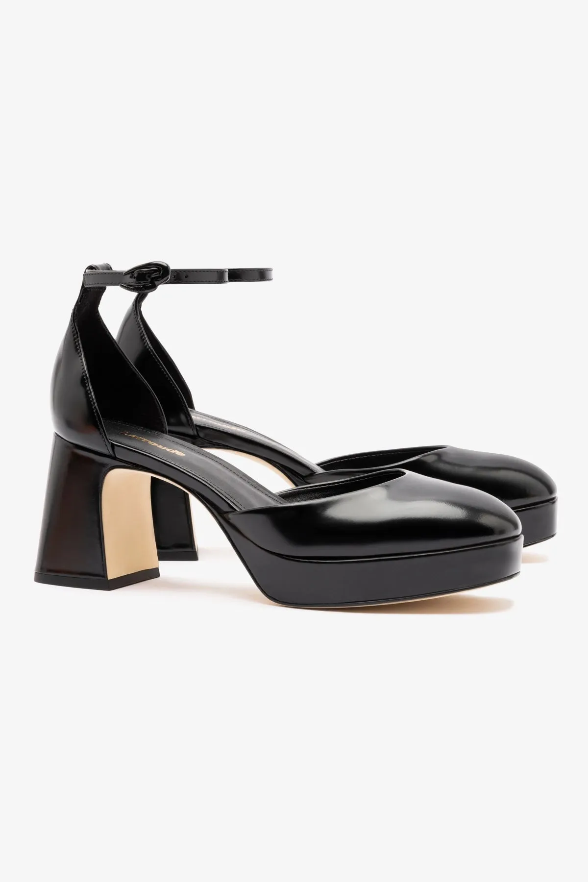 Ari Verona Low Pump In Black Box Leather,Women Heel