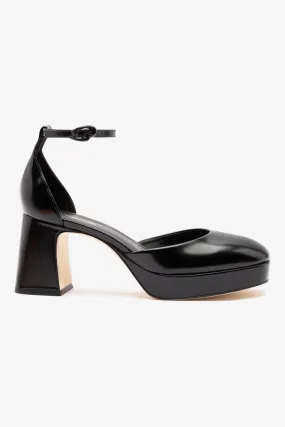 Ari Verona Low Pump In Black Box Leather,Women Heel
