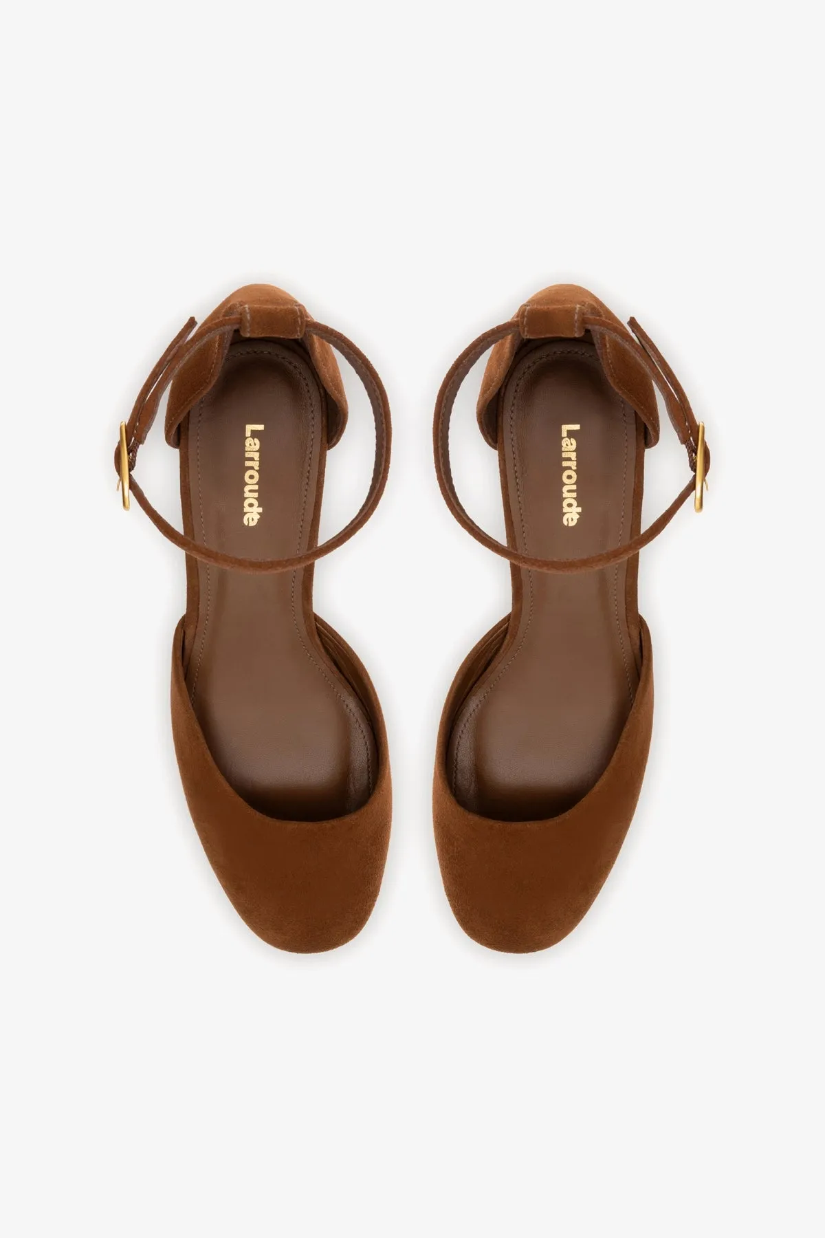 Ari Verona Low Pump In Burnt Umber Suede,Women Heel