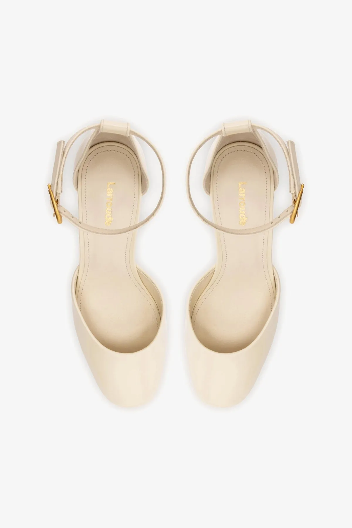 Ari Verona Low Pump In Ivory Box Leather,Women Heel