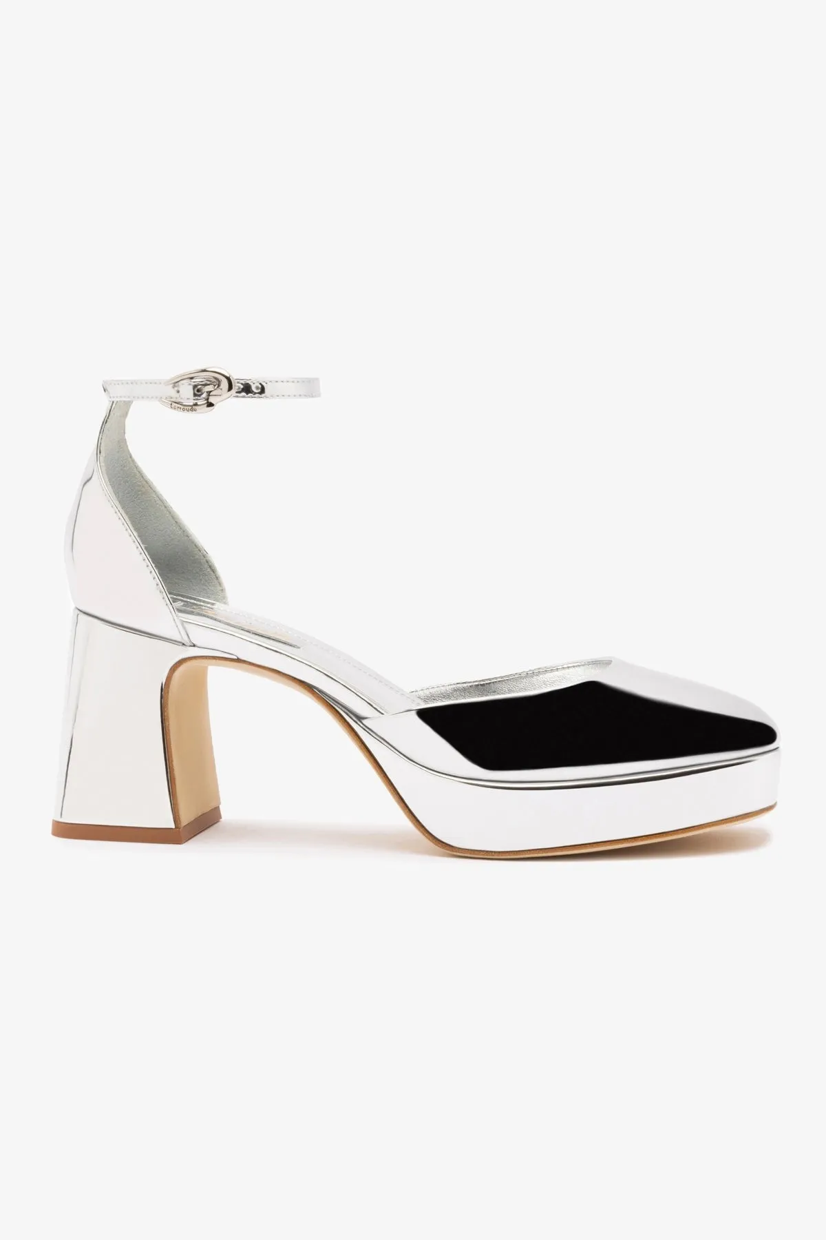 Ari Verona Low Pump In Silver Specchio,Women Heel