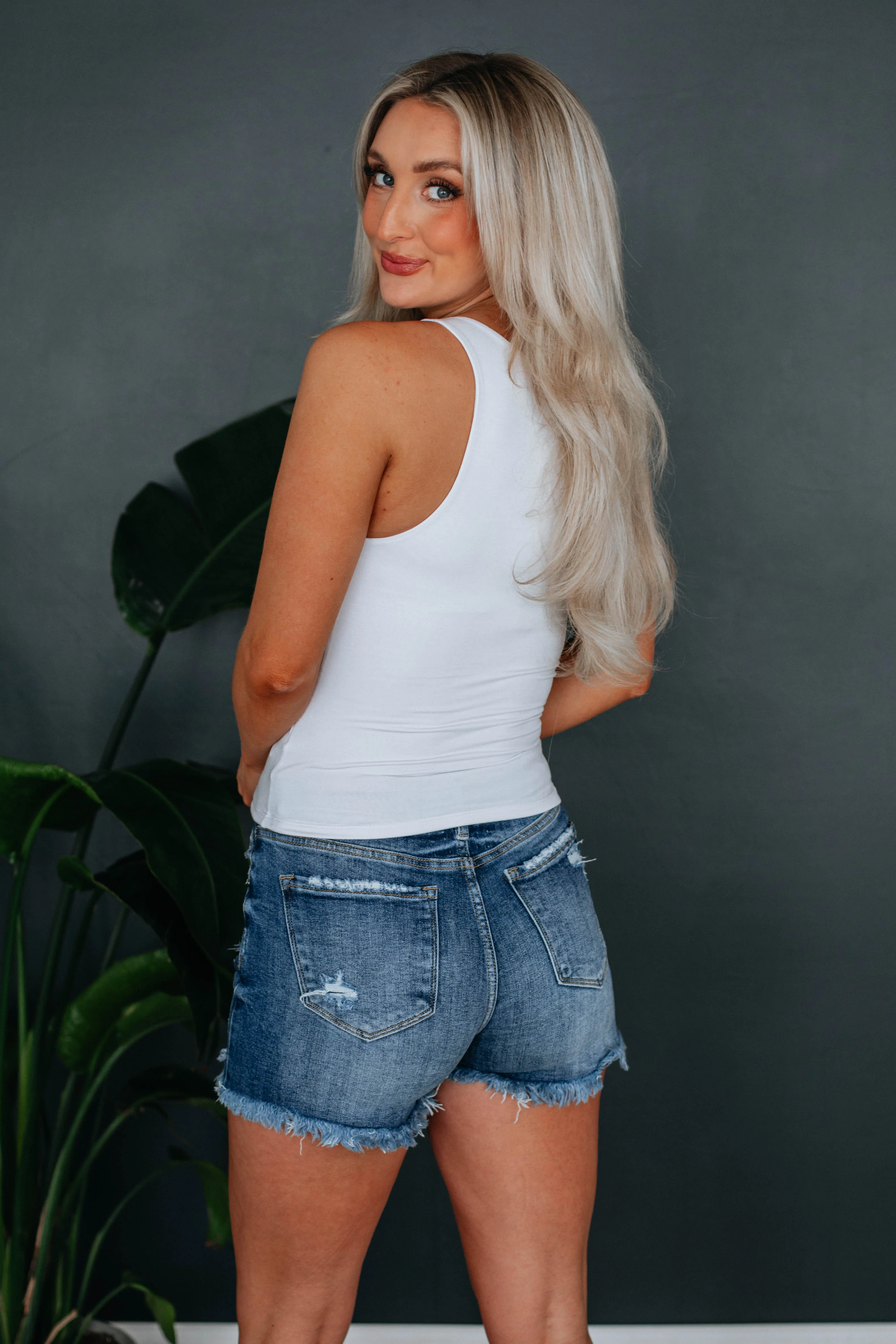 Ariel Basic Tank - Ivory,Women Tank