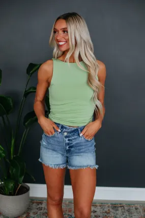 Ariel Basic Tank - Sprout,Women Tank