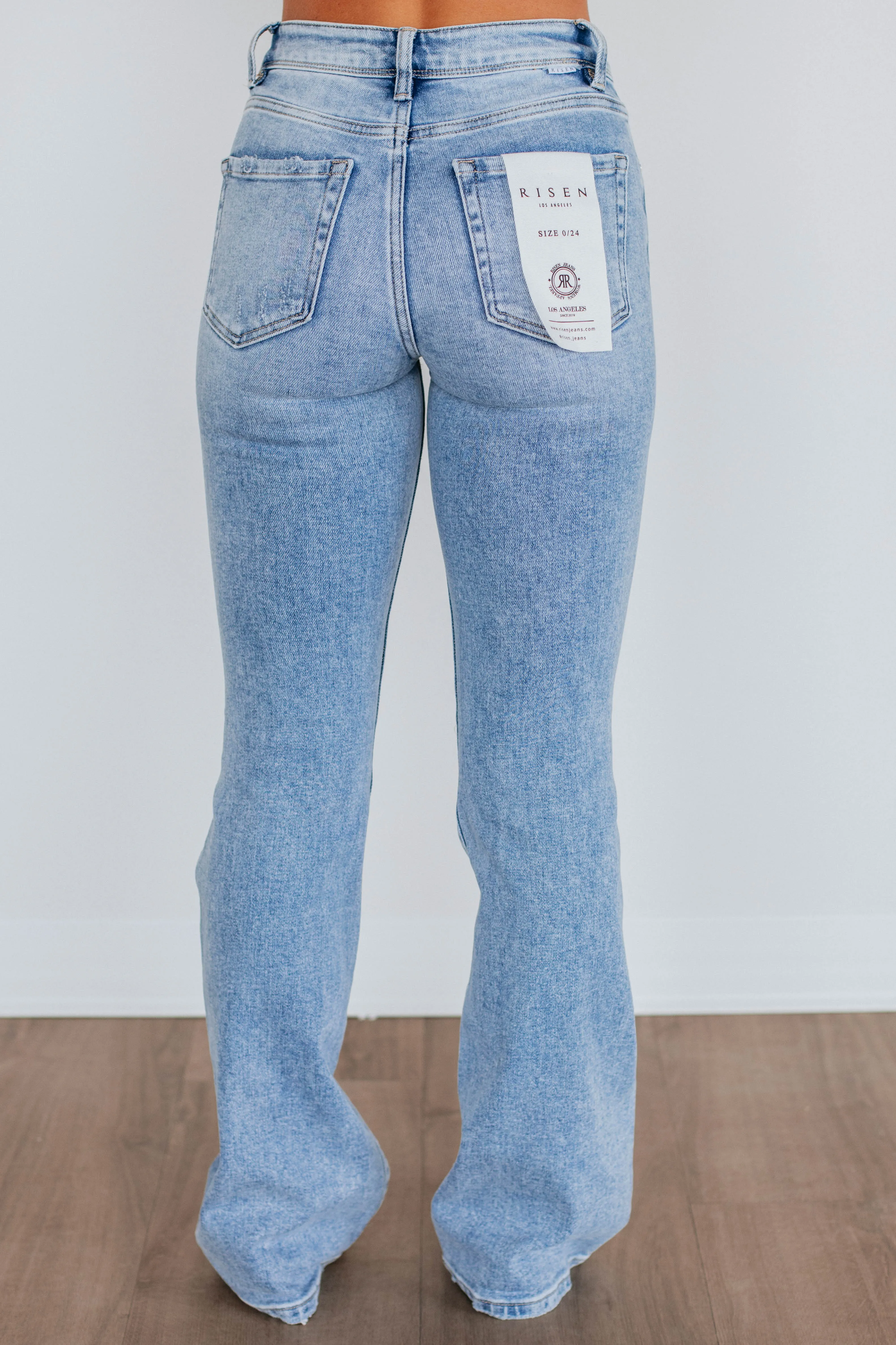 Asher Risen Jeans - Light Wash,Jeans Women