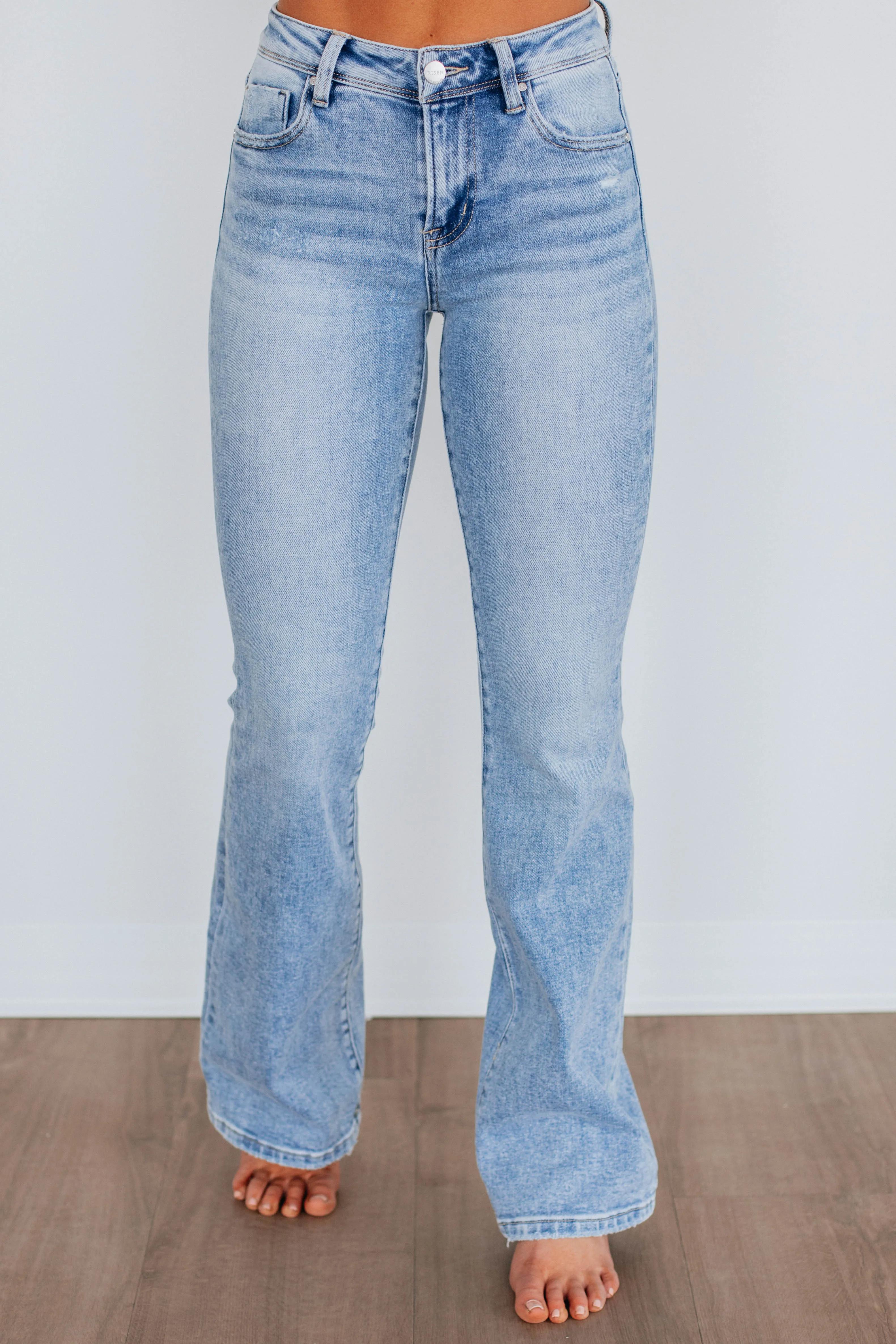 Asher Risen Jeans - Light Wash,Jeans Women
