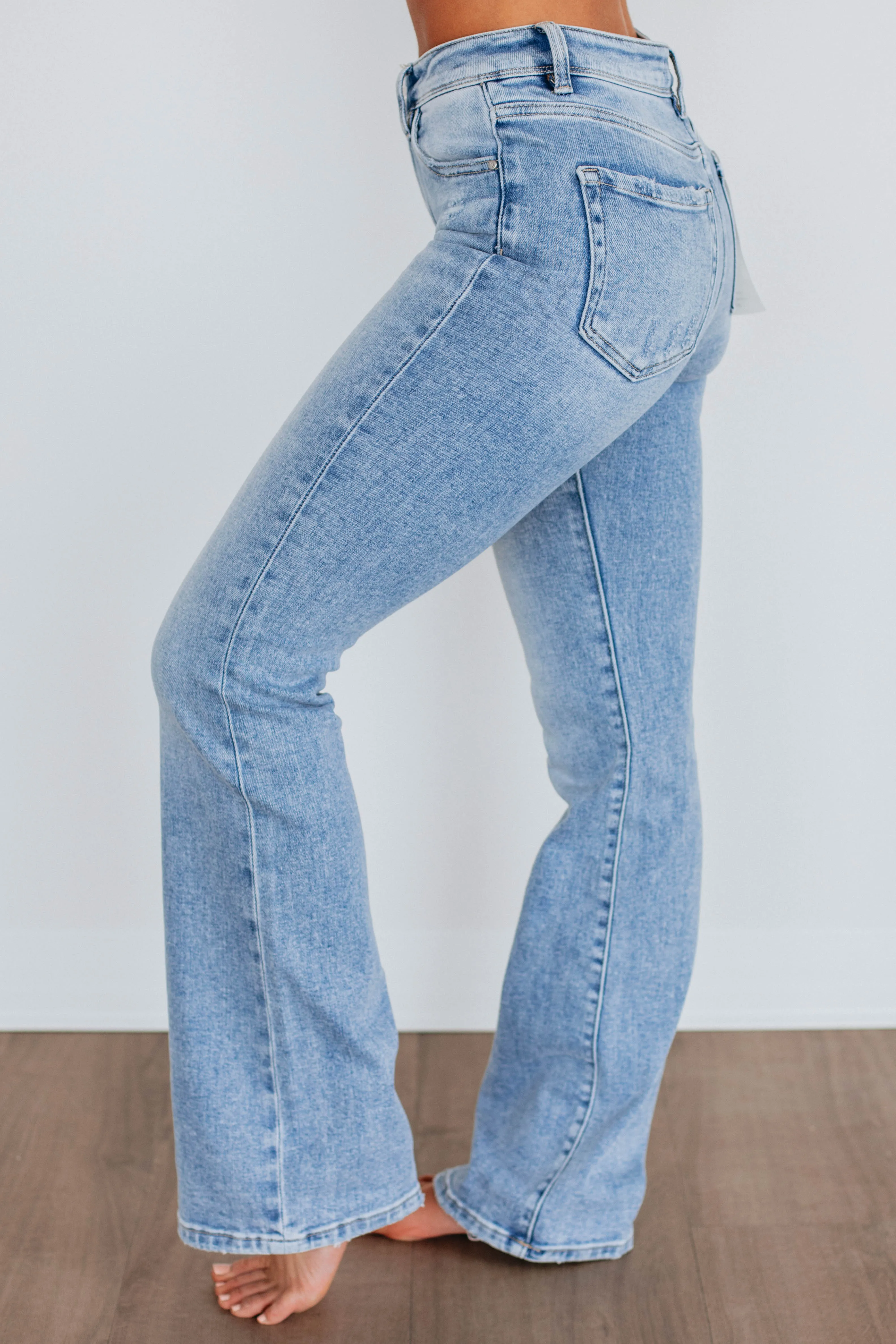 Asher Risen Jeans - Light Wash,Jeans Women