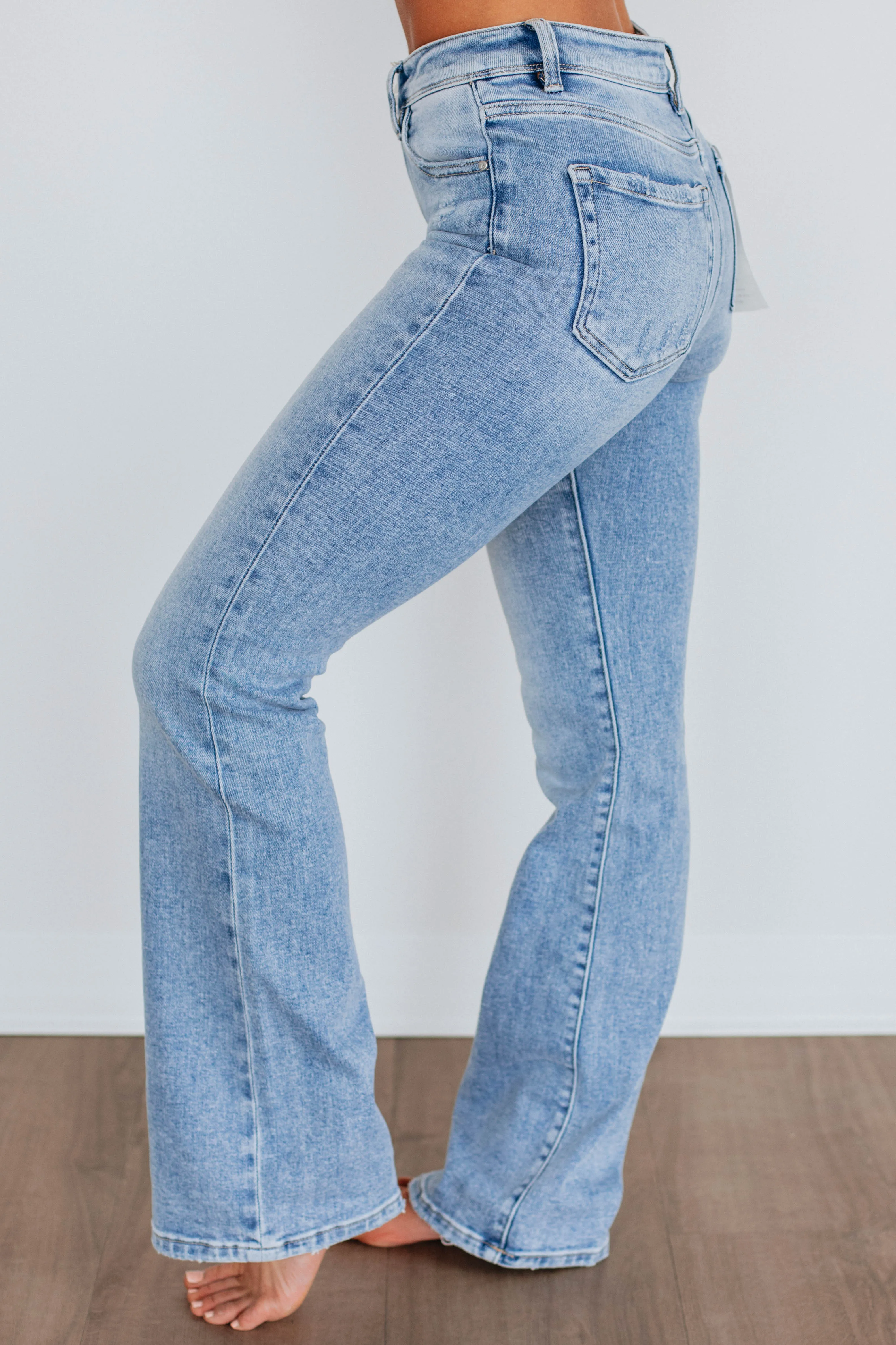 Asher Risen Jeans - Light Wash,Jeans Women
