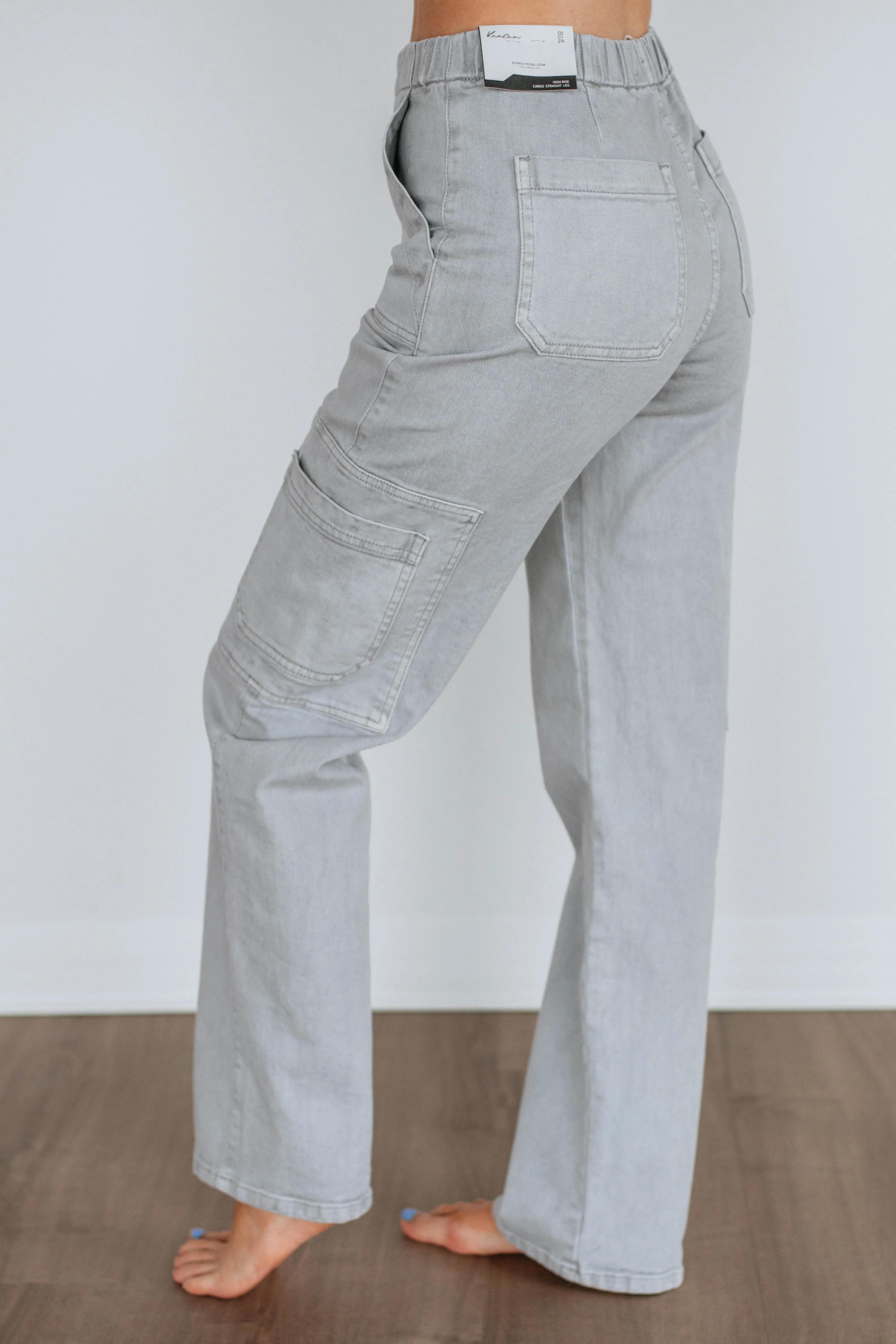 Aubrey KanCan Jeans - Grey,Jeans Women