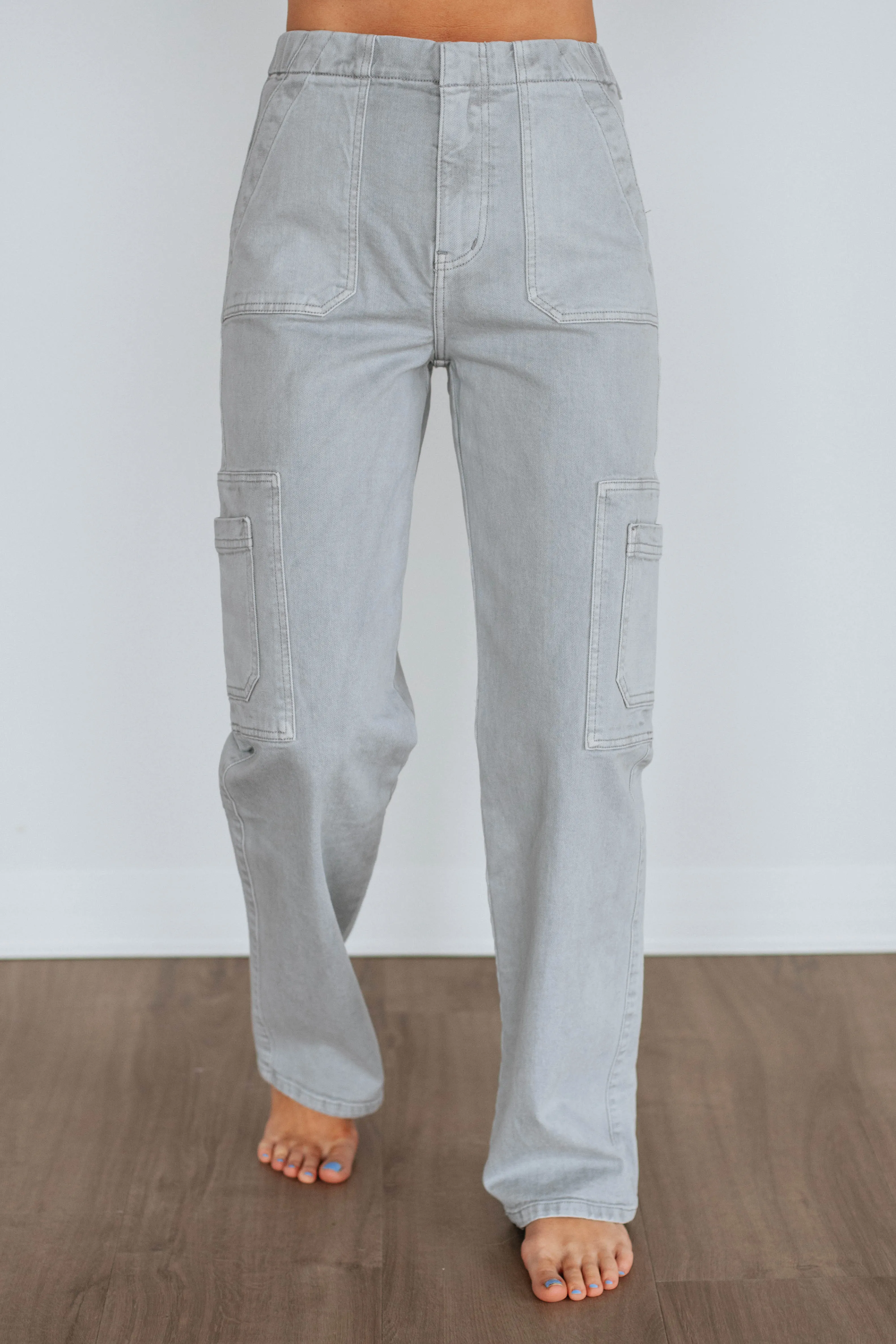 Aubrey KanCan Jeans - Grey,Jeans Women