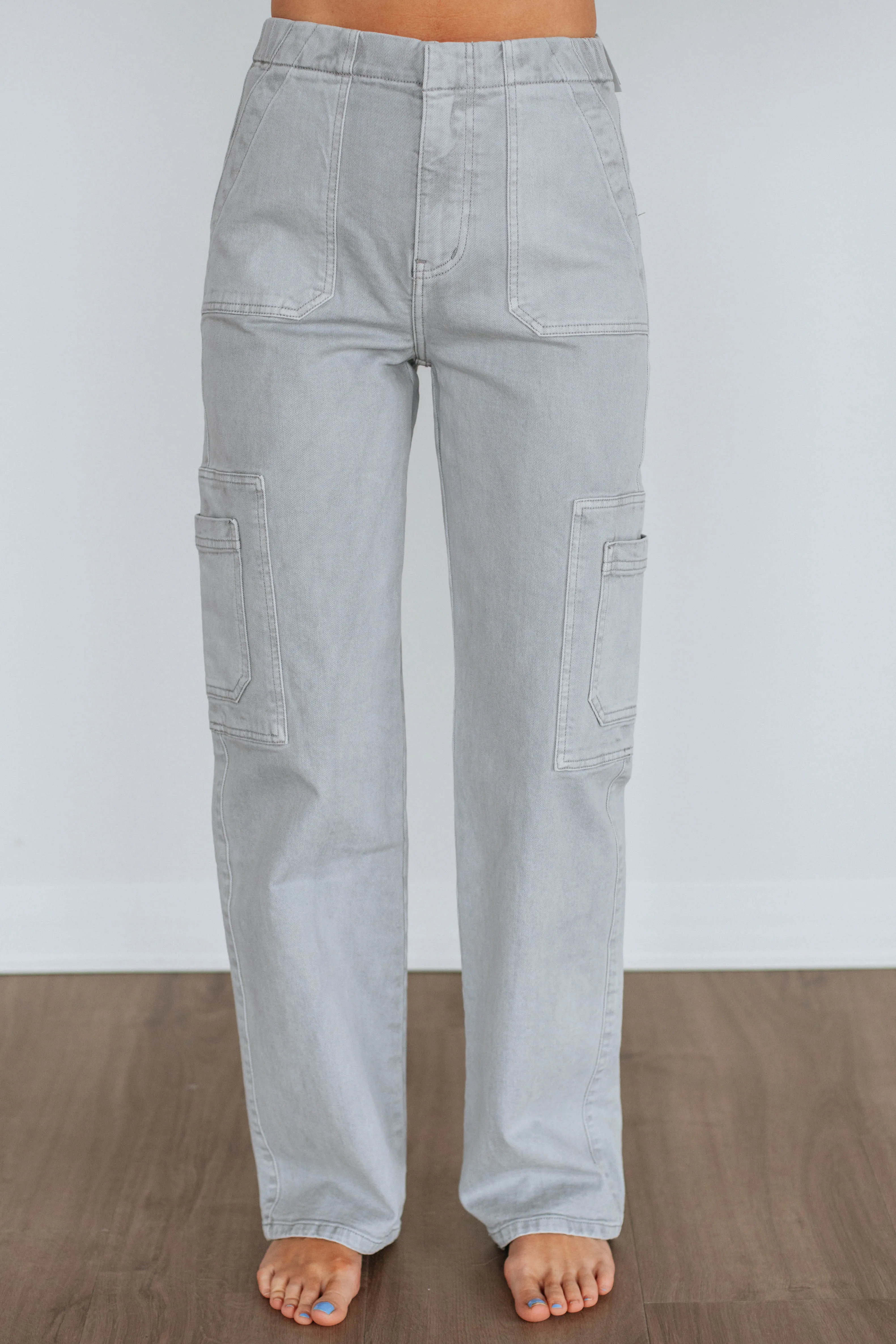 Aubrey KanCan Jeans - Grey,Jeans Women