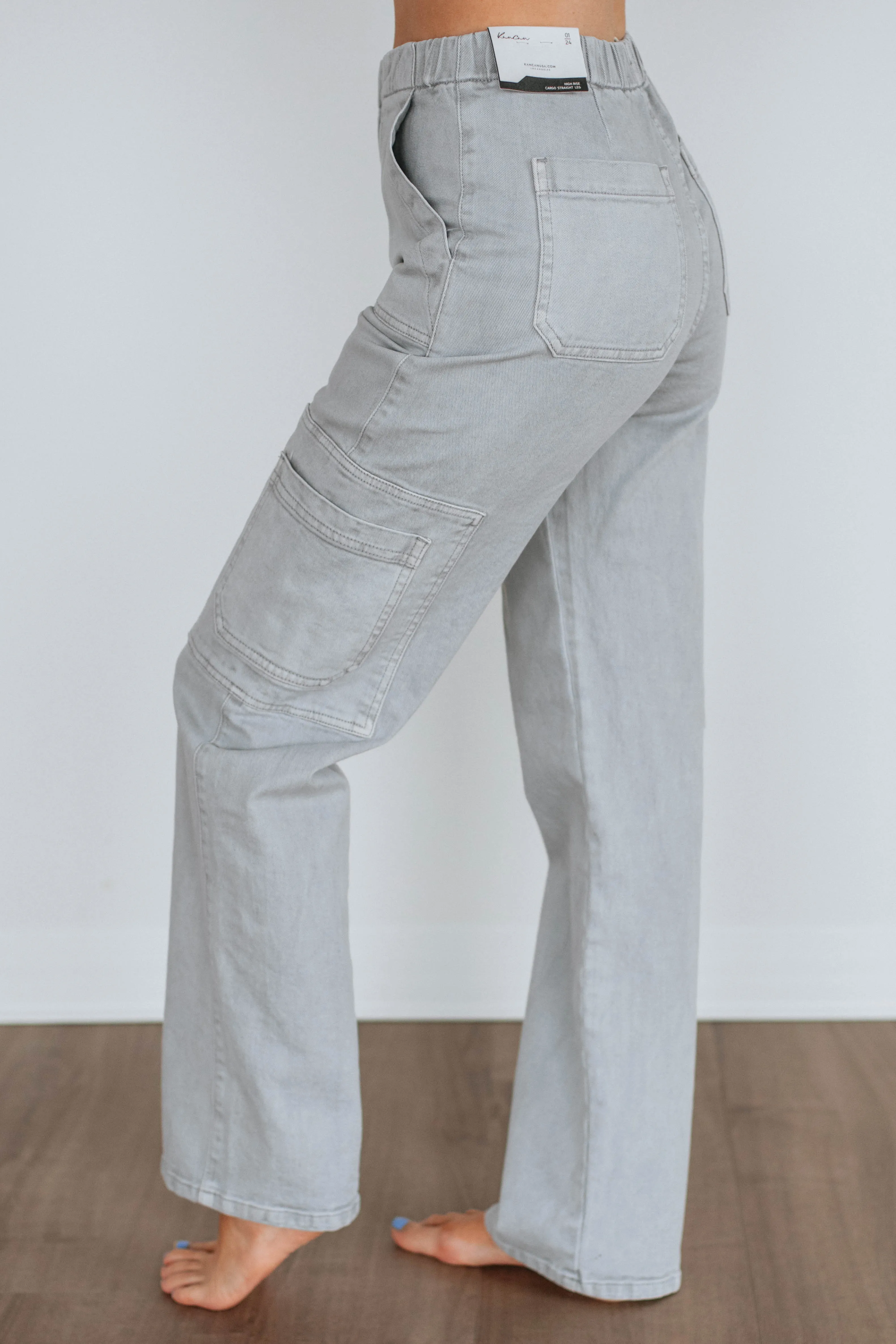 Aubrey KanCan Jeans - Grey,Jeans Women