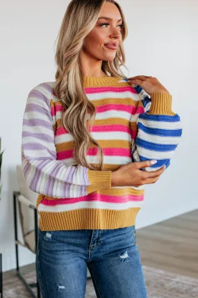 Azai Colorblock Sweater,Women Sweater