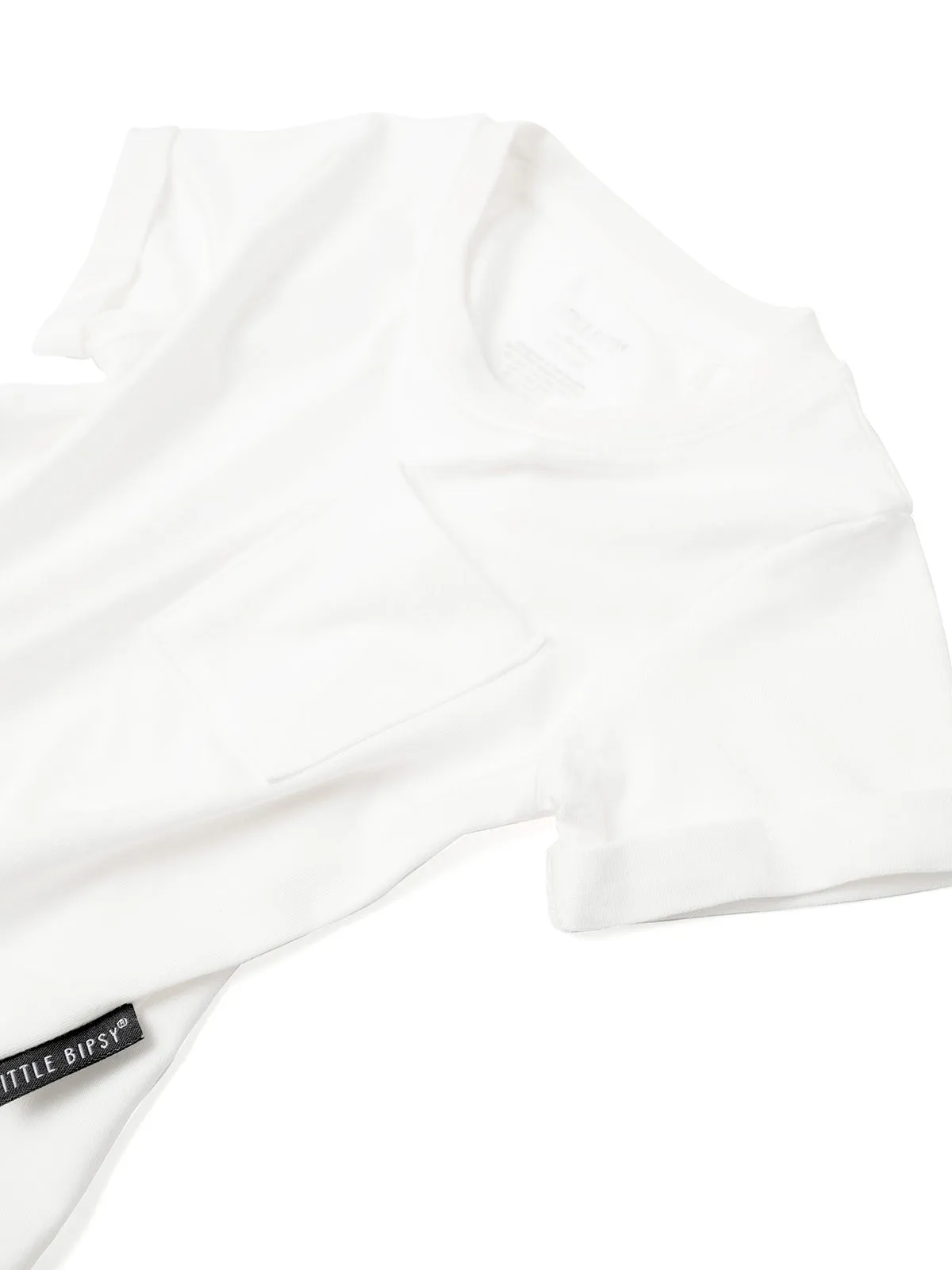 Bamboo Pocket Tee - Off White,Kids