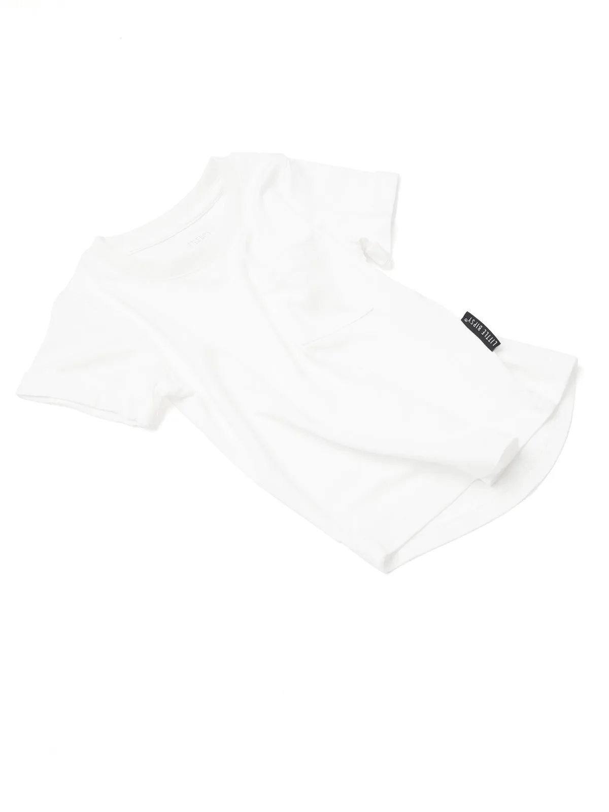 Bamboo Pocket Tee - Off White,Kids